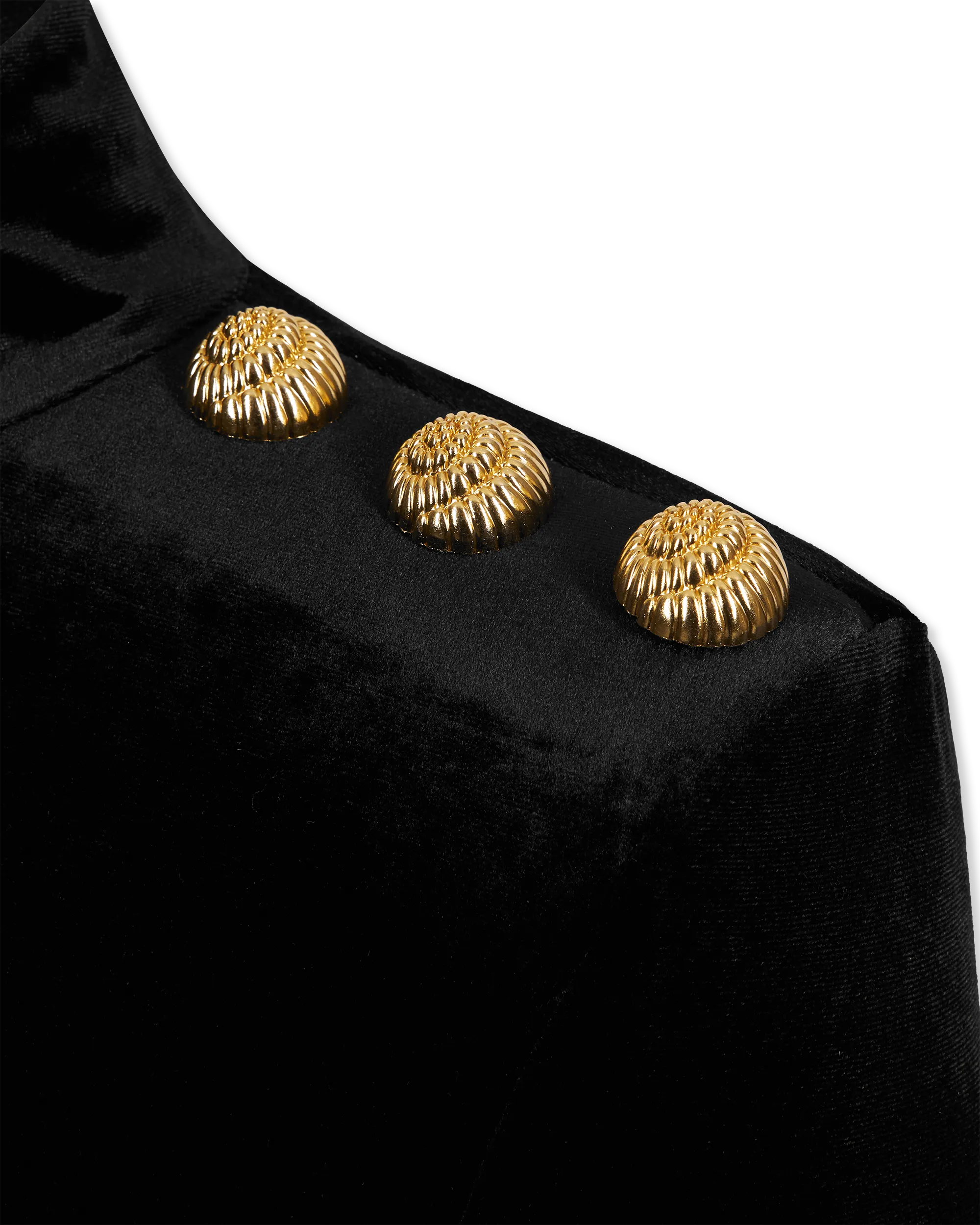 Long-Sleeved Velvet Top - DIHSAN