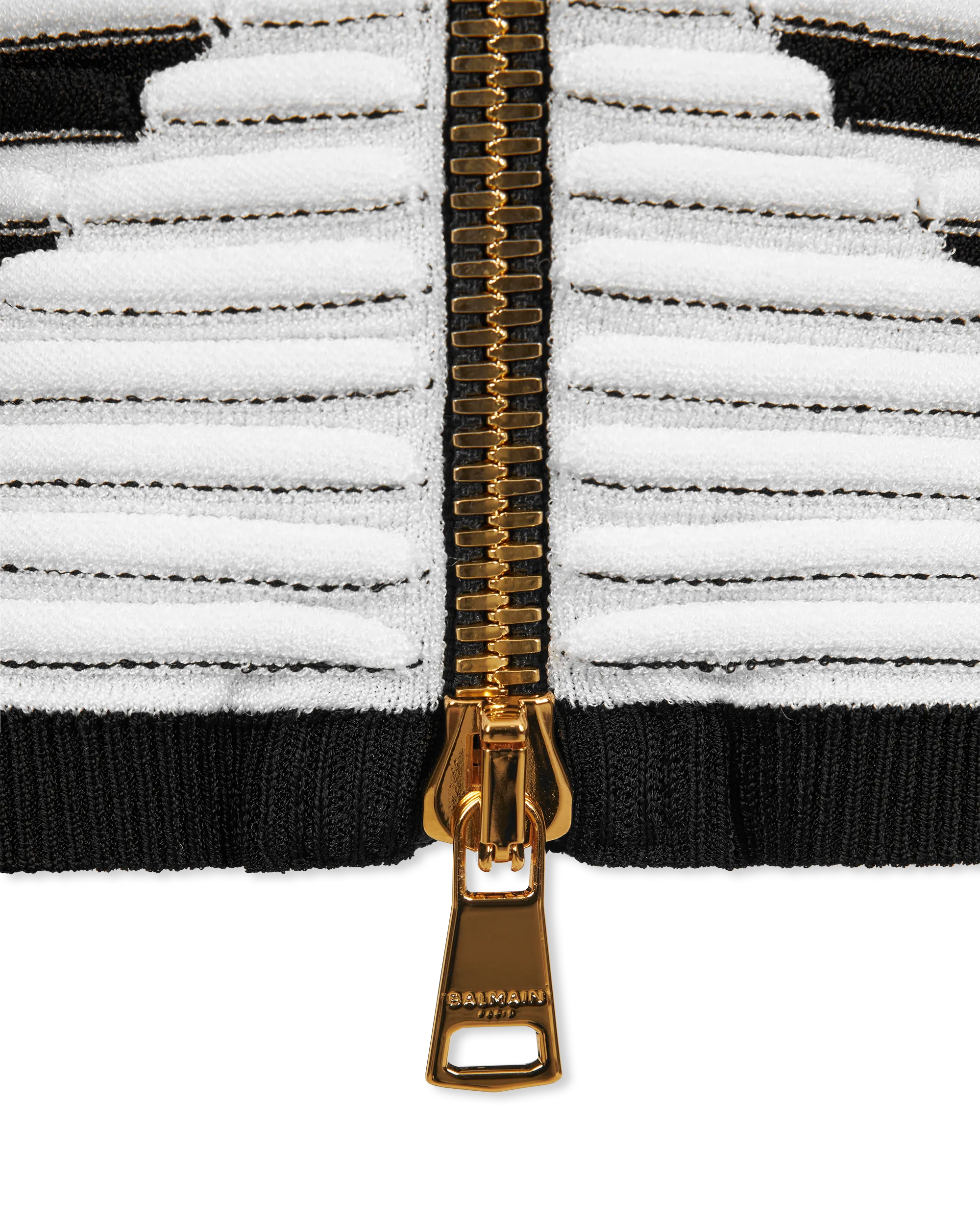 Rolled Gingham Knit Midi Skirt - DIHSAN