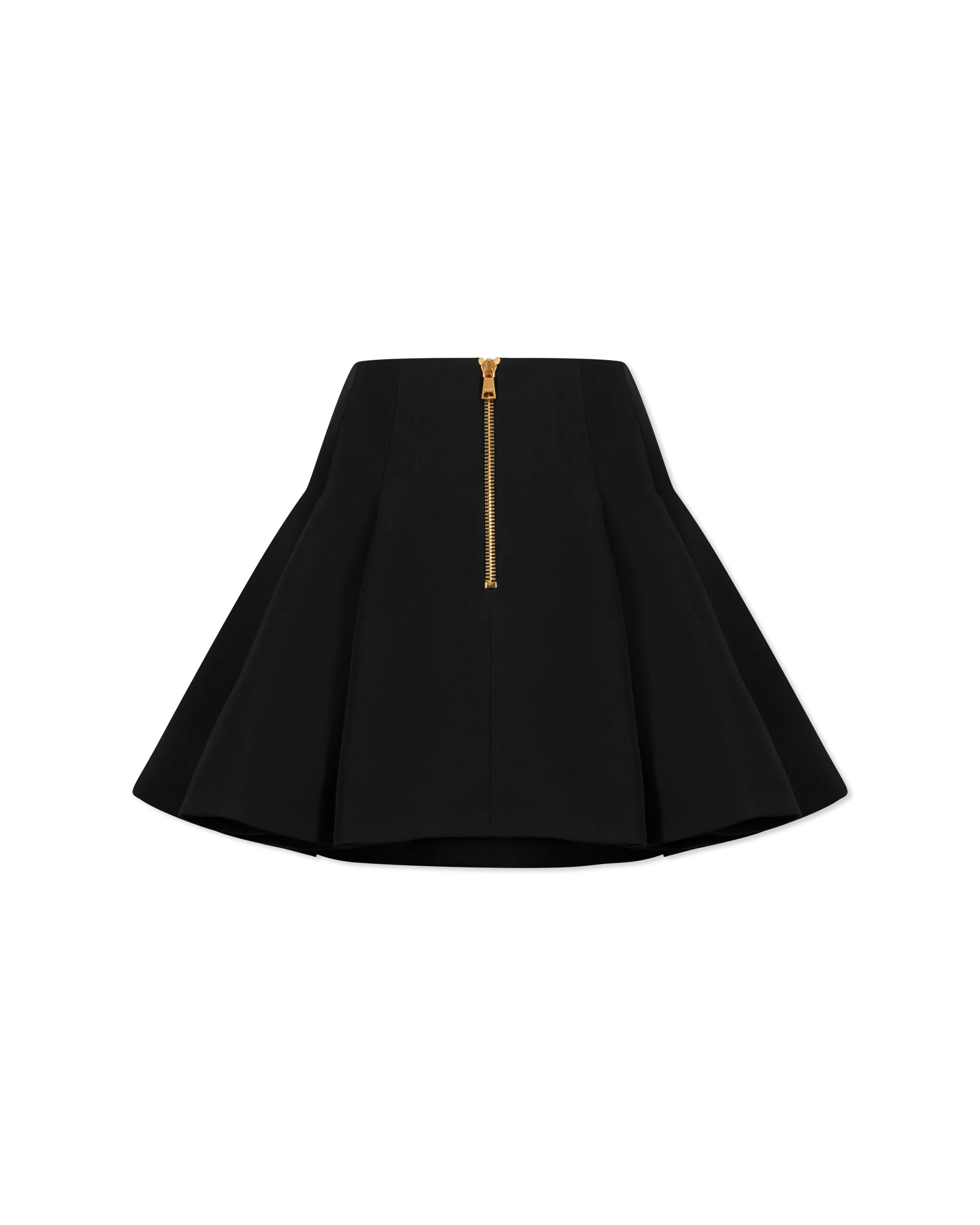 Grain De Poudre Pleated Mini Skirt - DIHSAN
