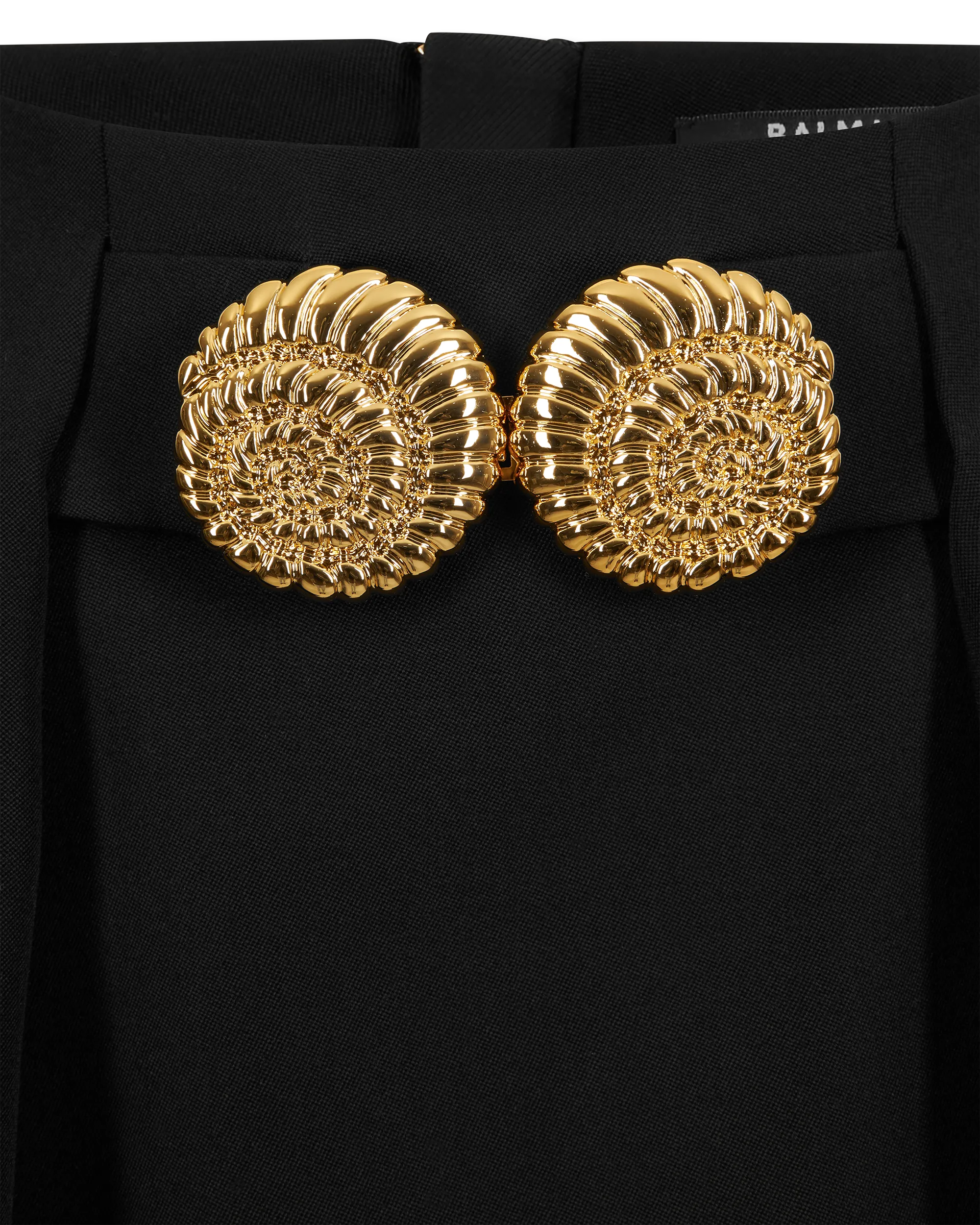 Grain De Poudre Pleated Mini Skirt - DIHSAN