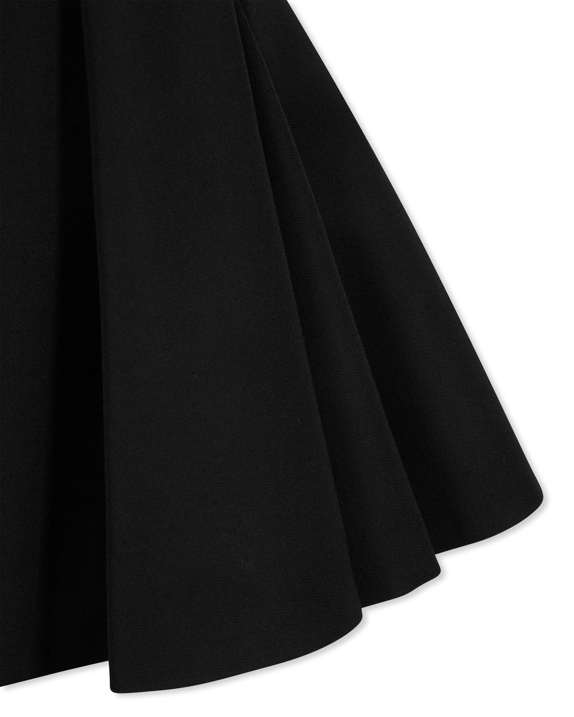 Grain De Poudre Pleated Mini Skirt - DIHSAN