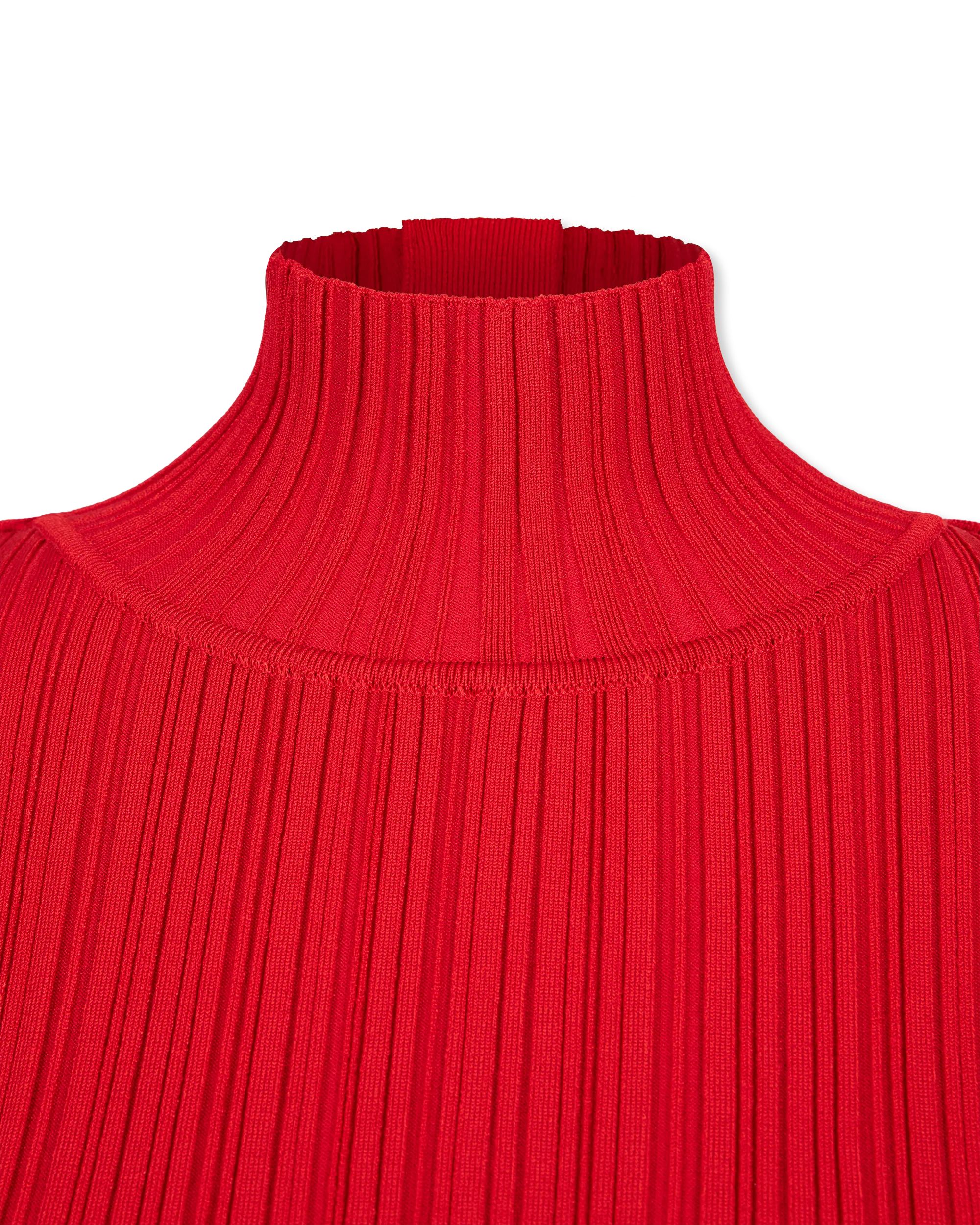 Criss Cross Pleated Knit Maxi Dress - DIHSAN
