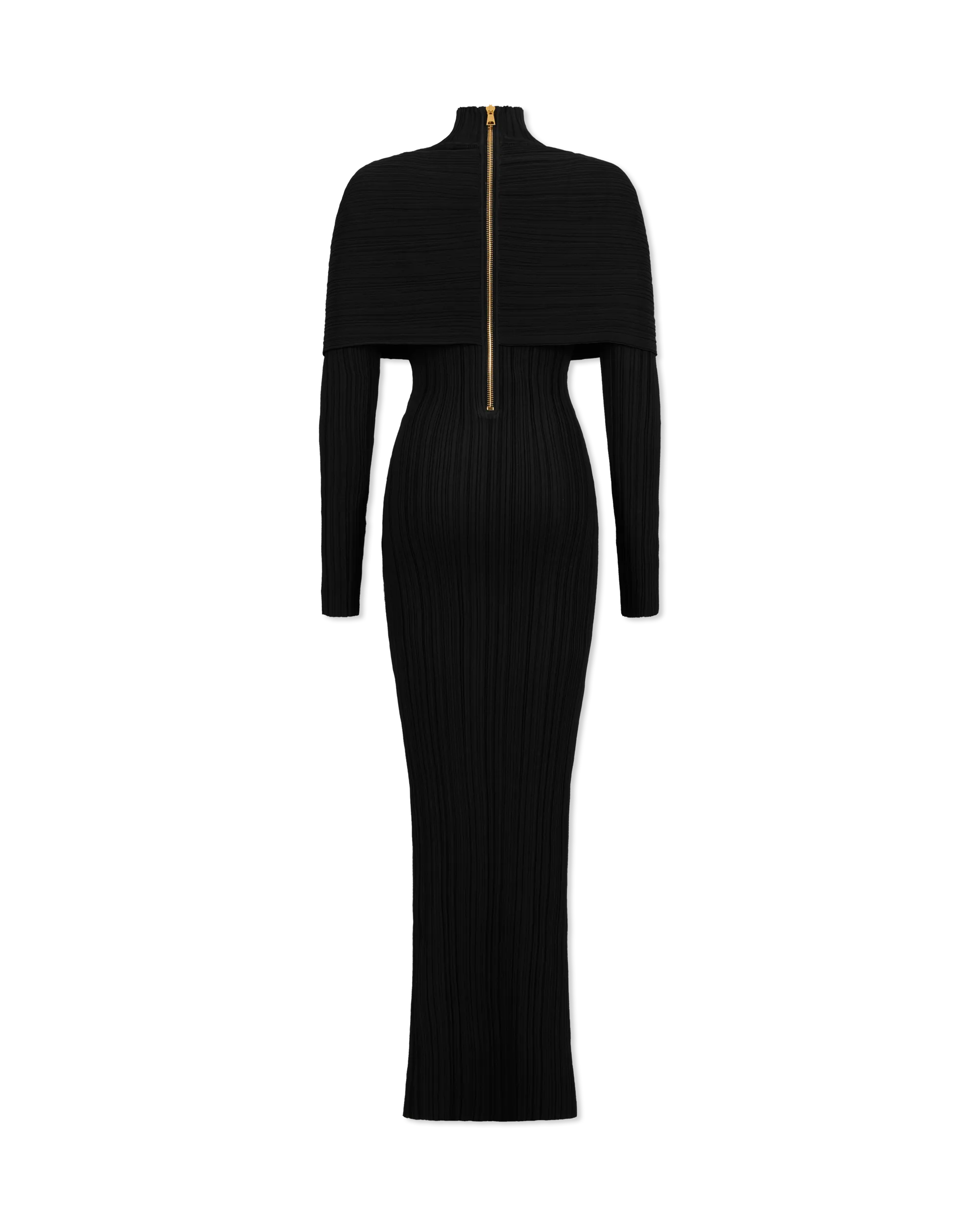 Criss Cross Pleated Knit Maxi Dress - DIHSAN