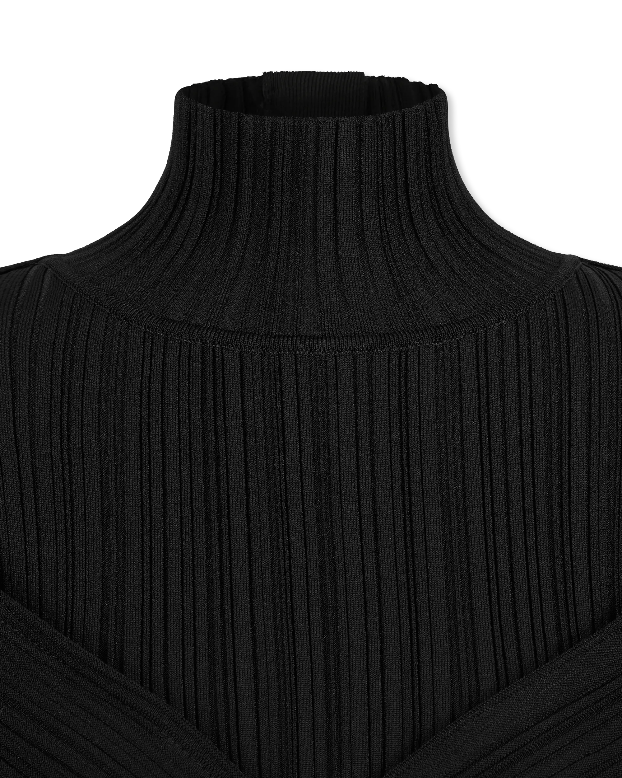 Criss Cross Pleated Knit Maxi Dress - DIHSAN