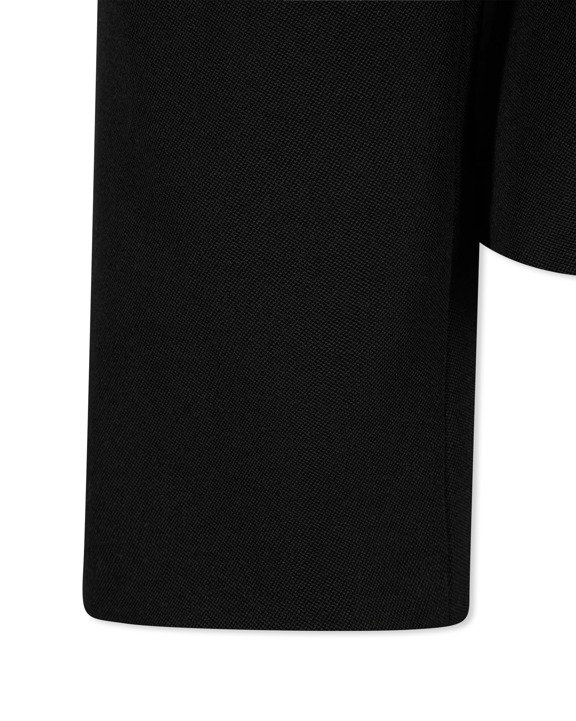 Black Virgin Grain De Poudre 6 Button Jacket by Balmain | DIHSAN