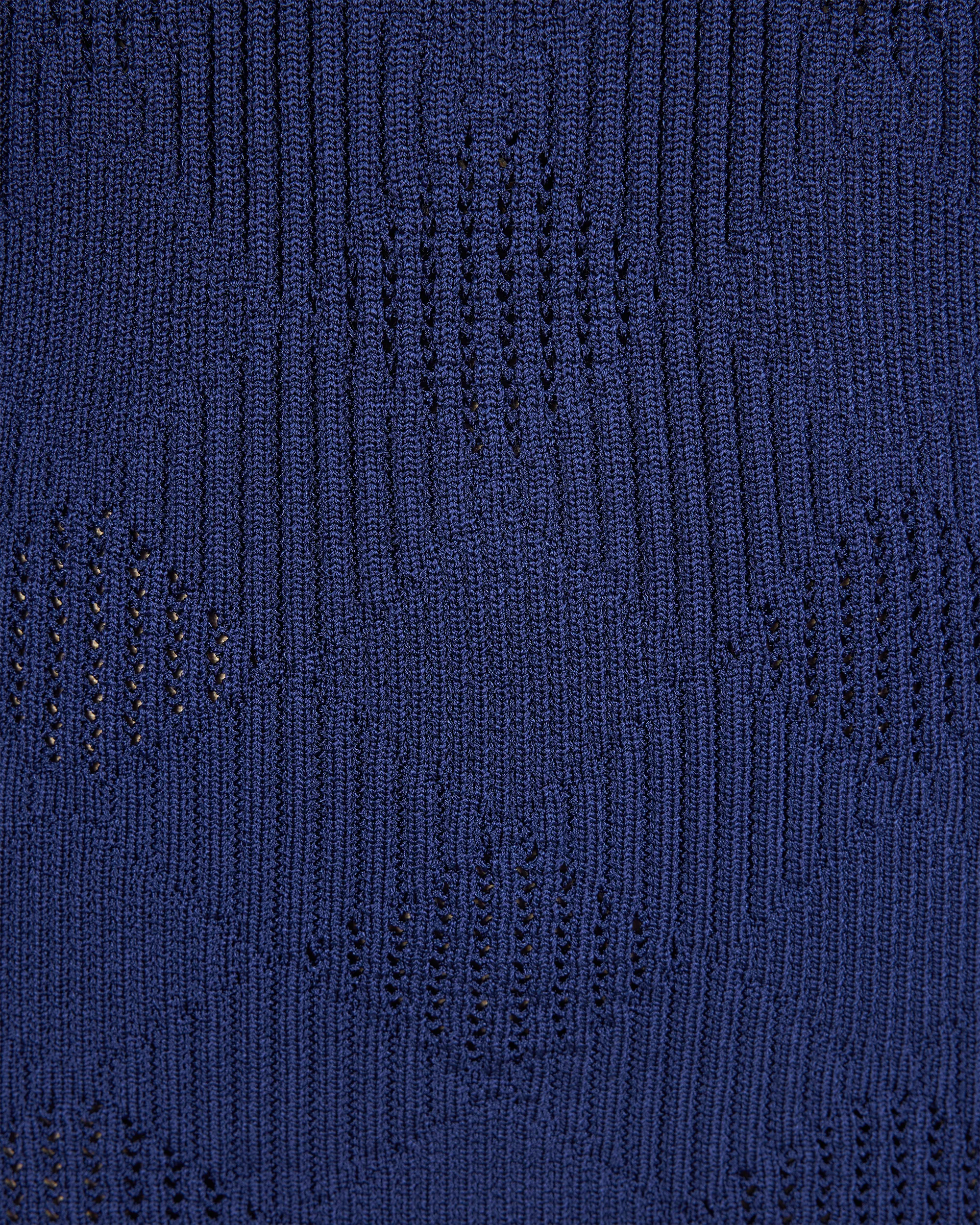 3 Button V-Neck Knit Mini Dress - DIHSAN