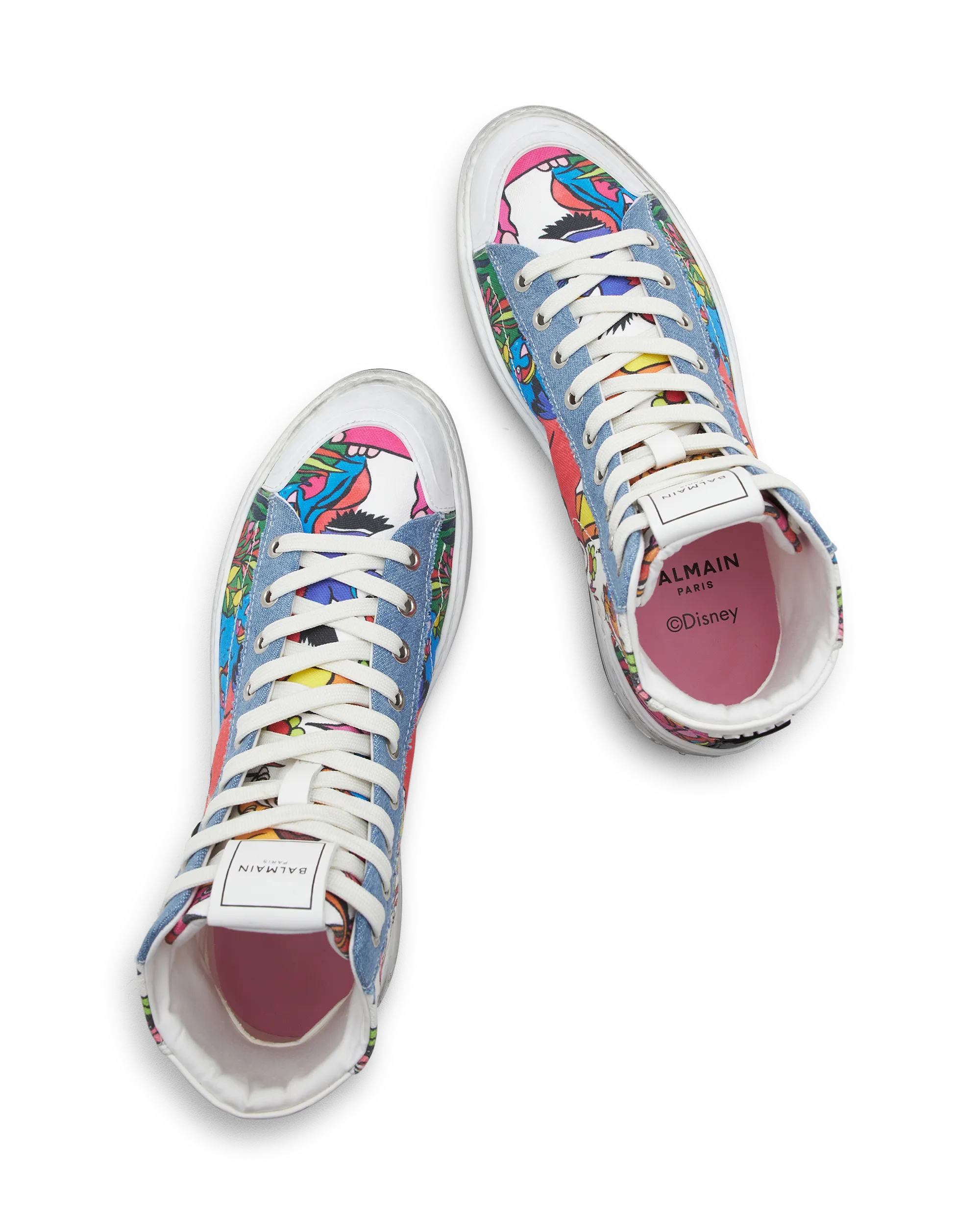 The Lion King B-Court Enfant Précoce Printed High Top Trainers - DIHSAN