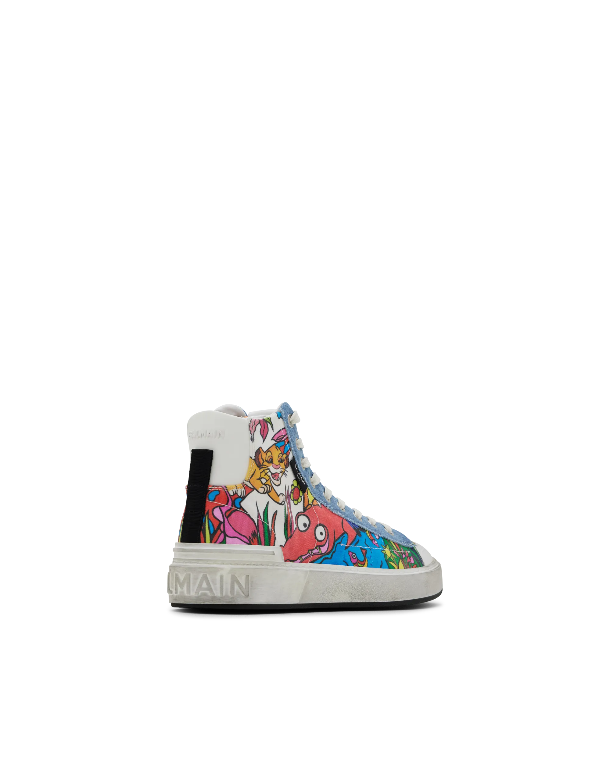 The Lion King B-Court Enfant Précoce Printed High Top Trainers - DIHSAN