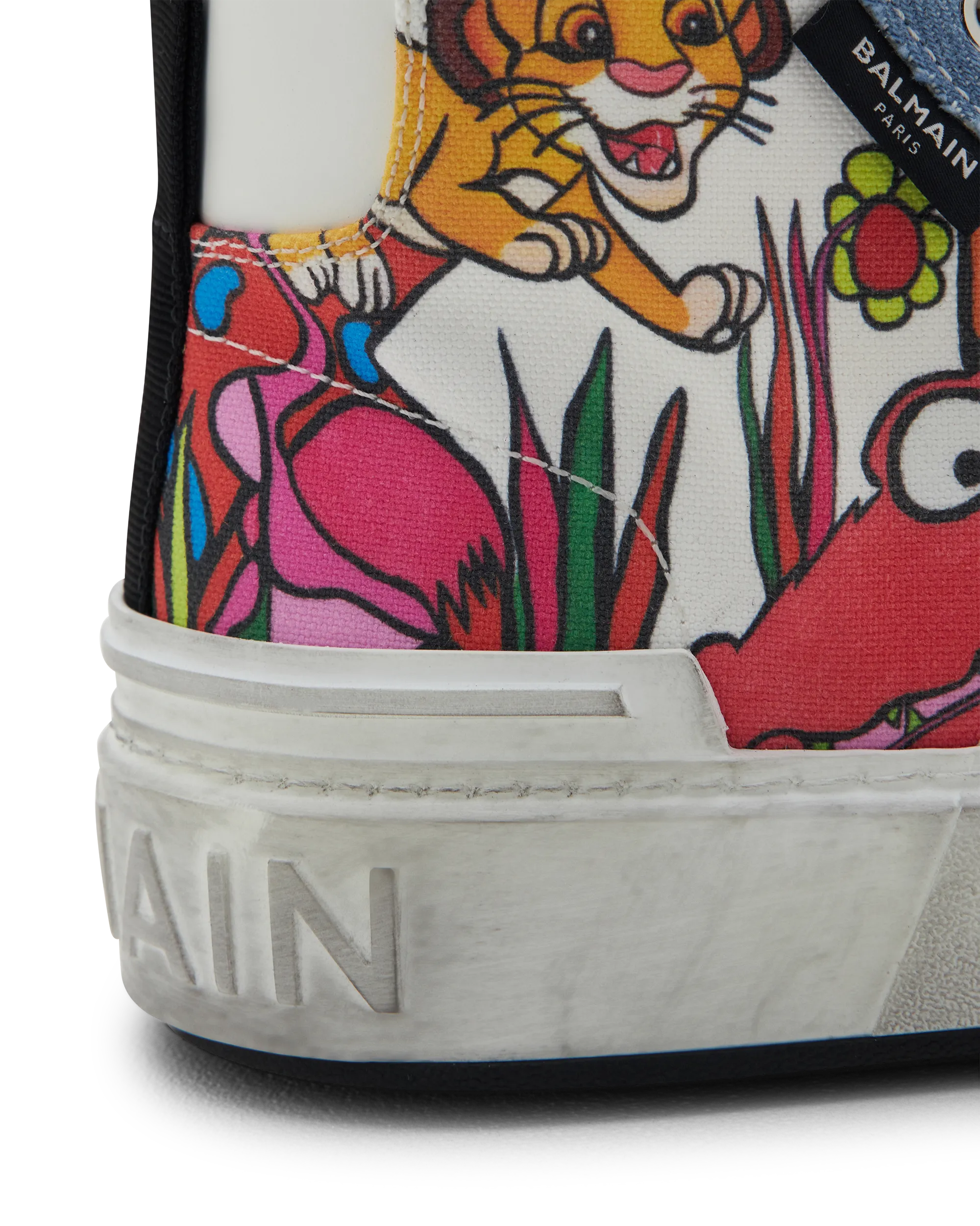 The Lion King B-Court Enfant Précoce Printed High Top Trainers - DIHSAN
