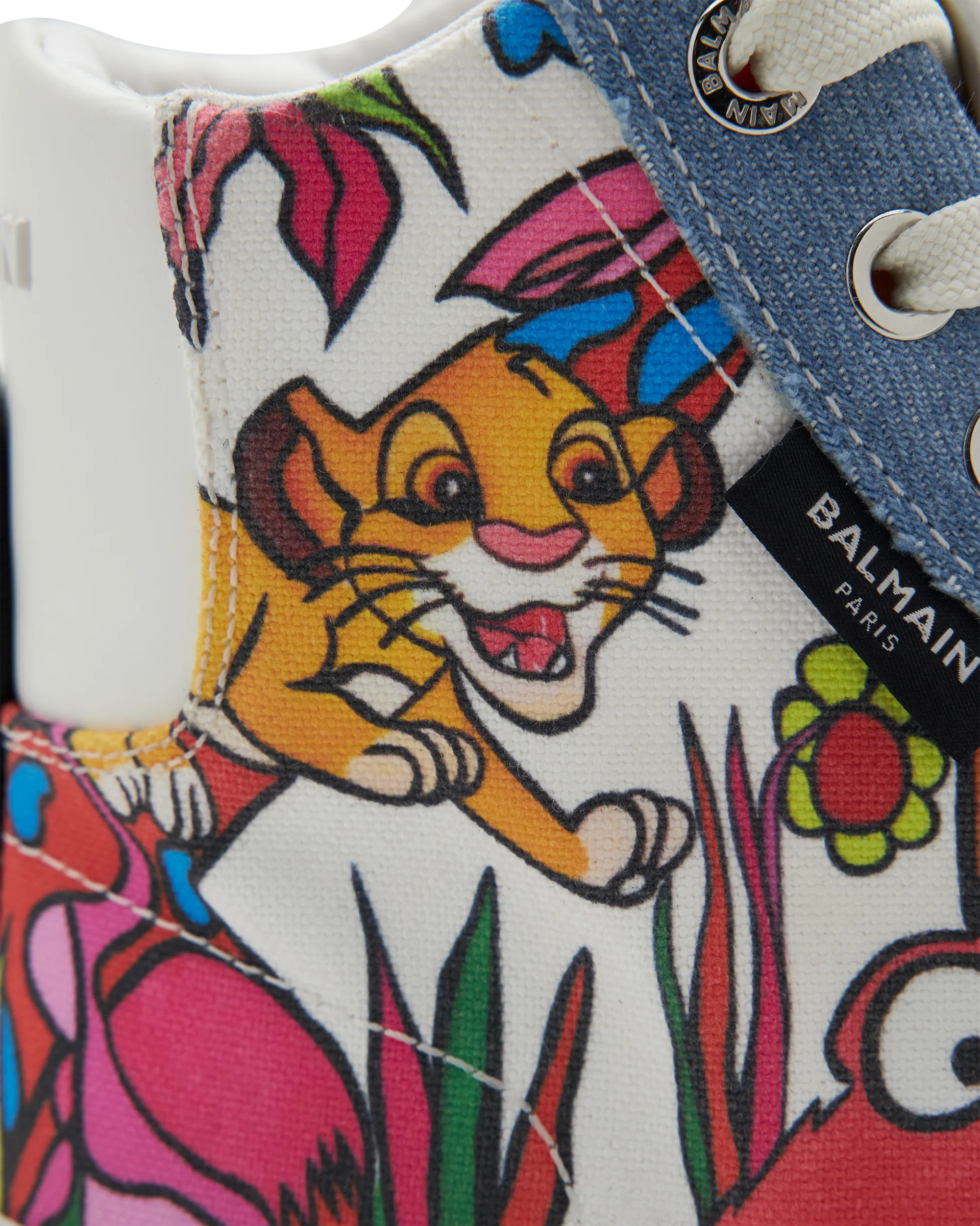 The Lion King B-Court Enfant Précoce Printed High Top Trainers - DIHSAN