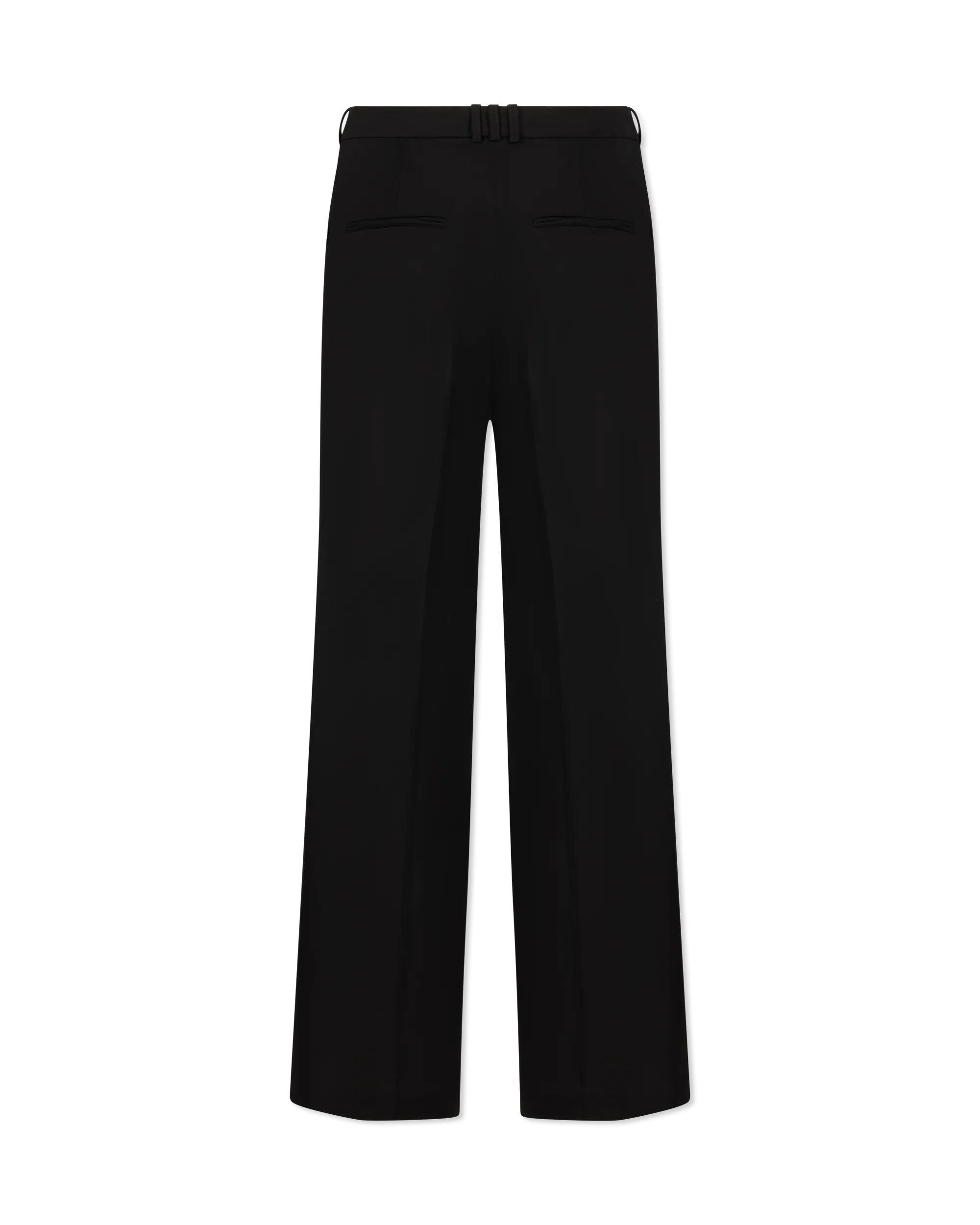 Pleated Grain De Poudre Trousers - DIHSAN