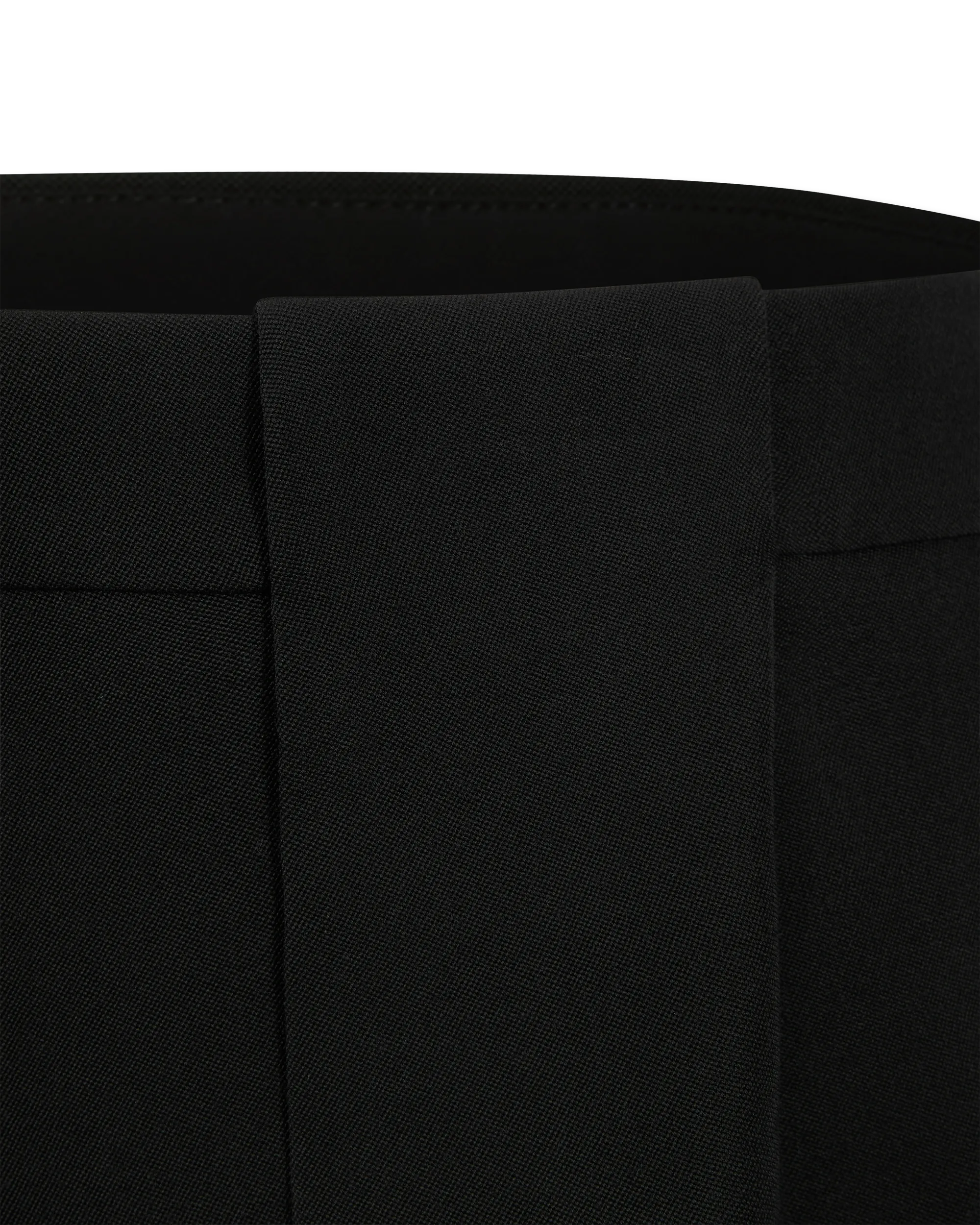 Pleated Grain De Poudre Trousers - DIHSAN