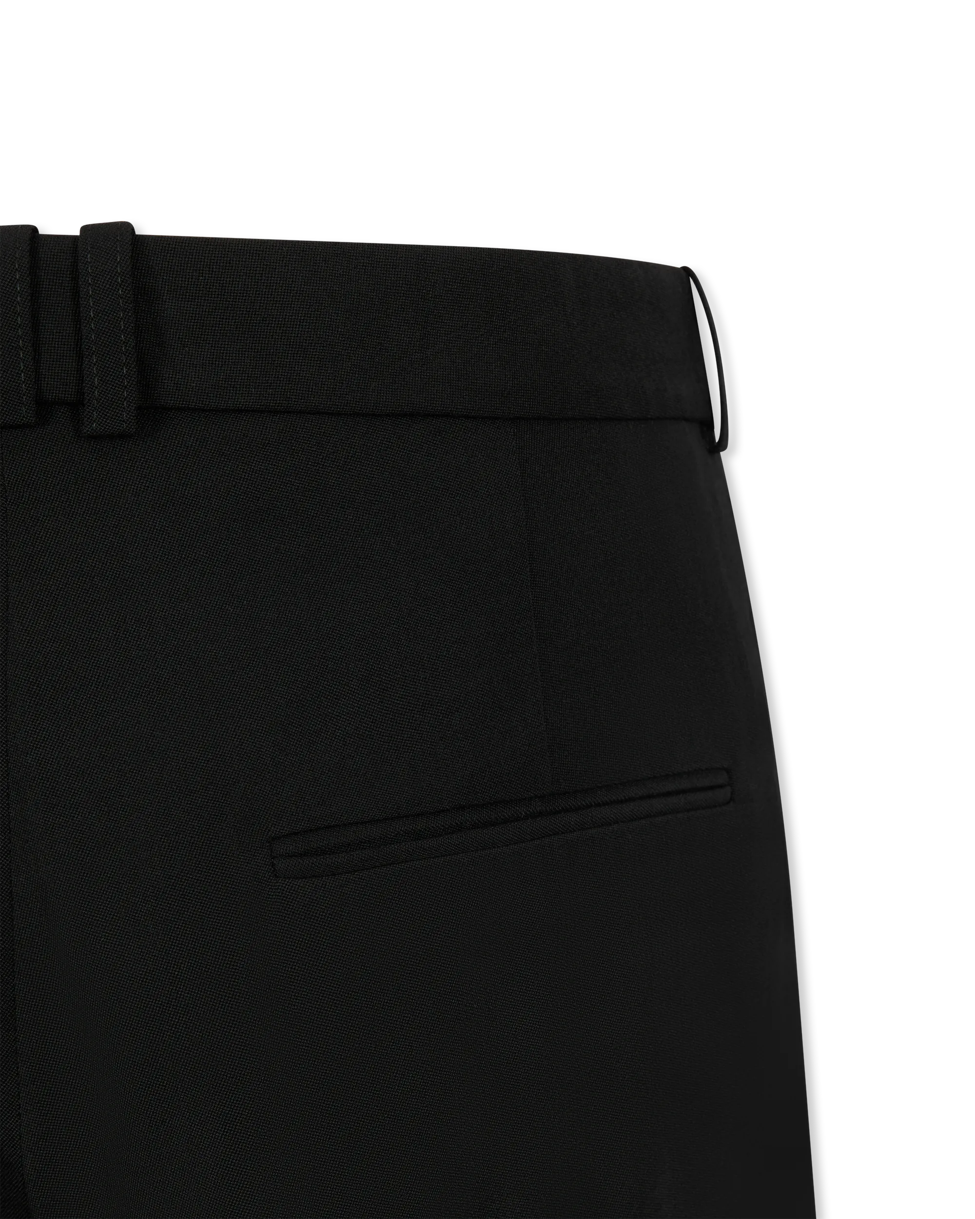 Pleated Grain De Poudre Trousers - DIHSAN