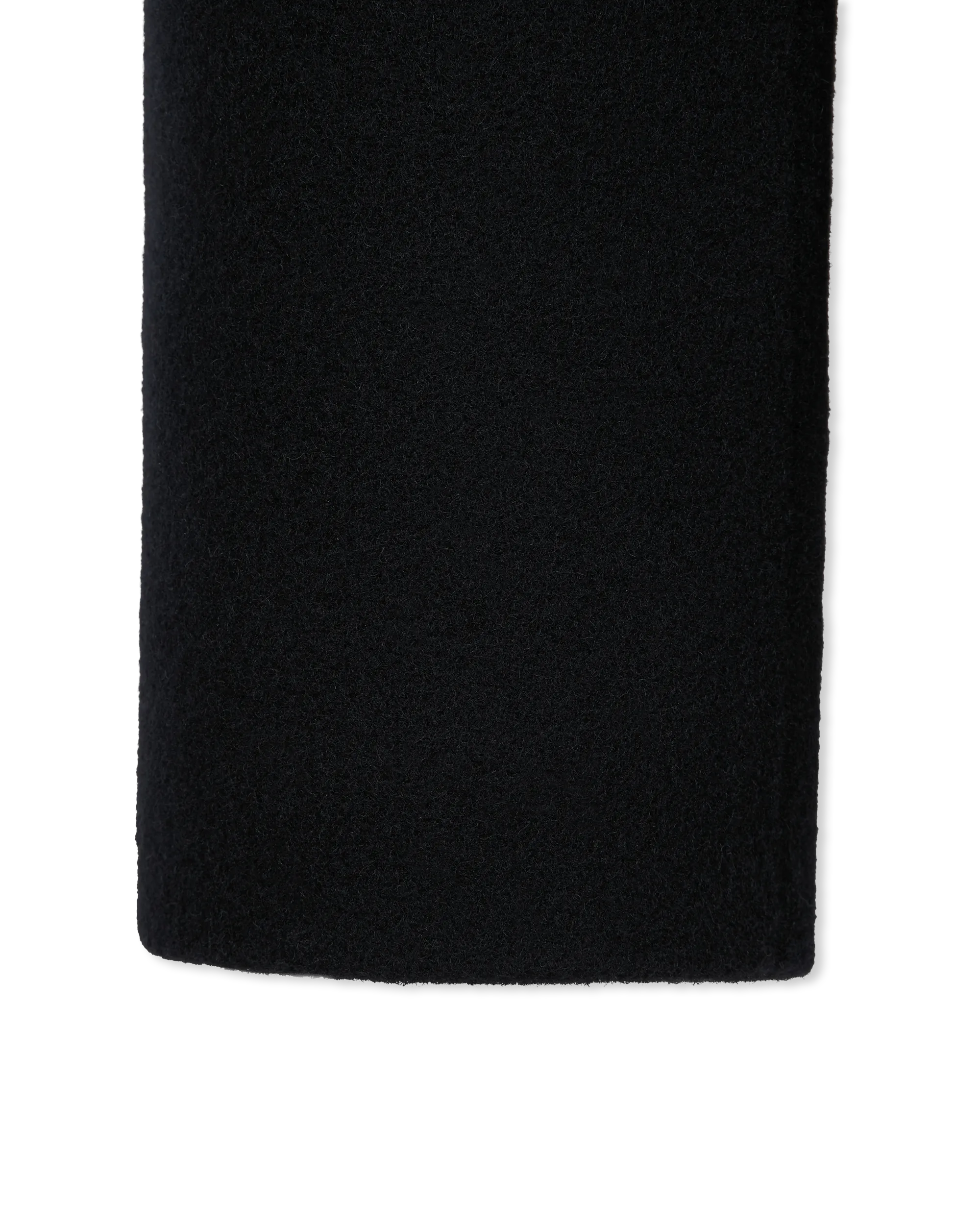 Short Felted Wool Double Breasted Peacoat - DIHSAN