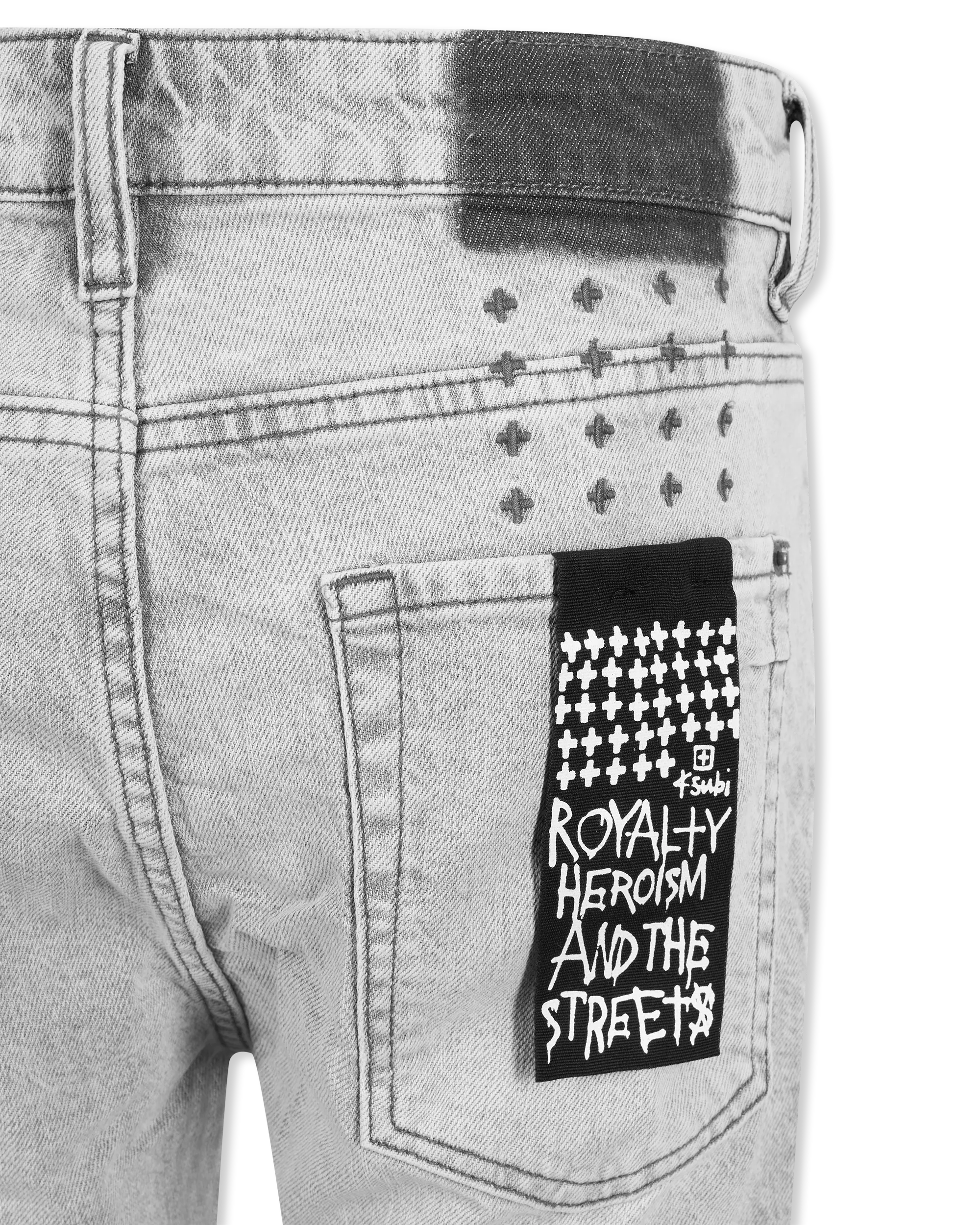 Van Winkle White Snow Jeans - DIHSAN