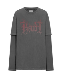 Fuego Layered Long Sleeve T-Shirt - DIHSAN