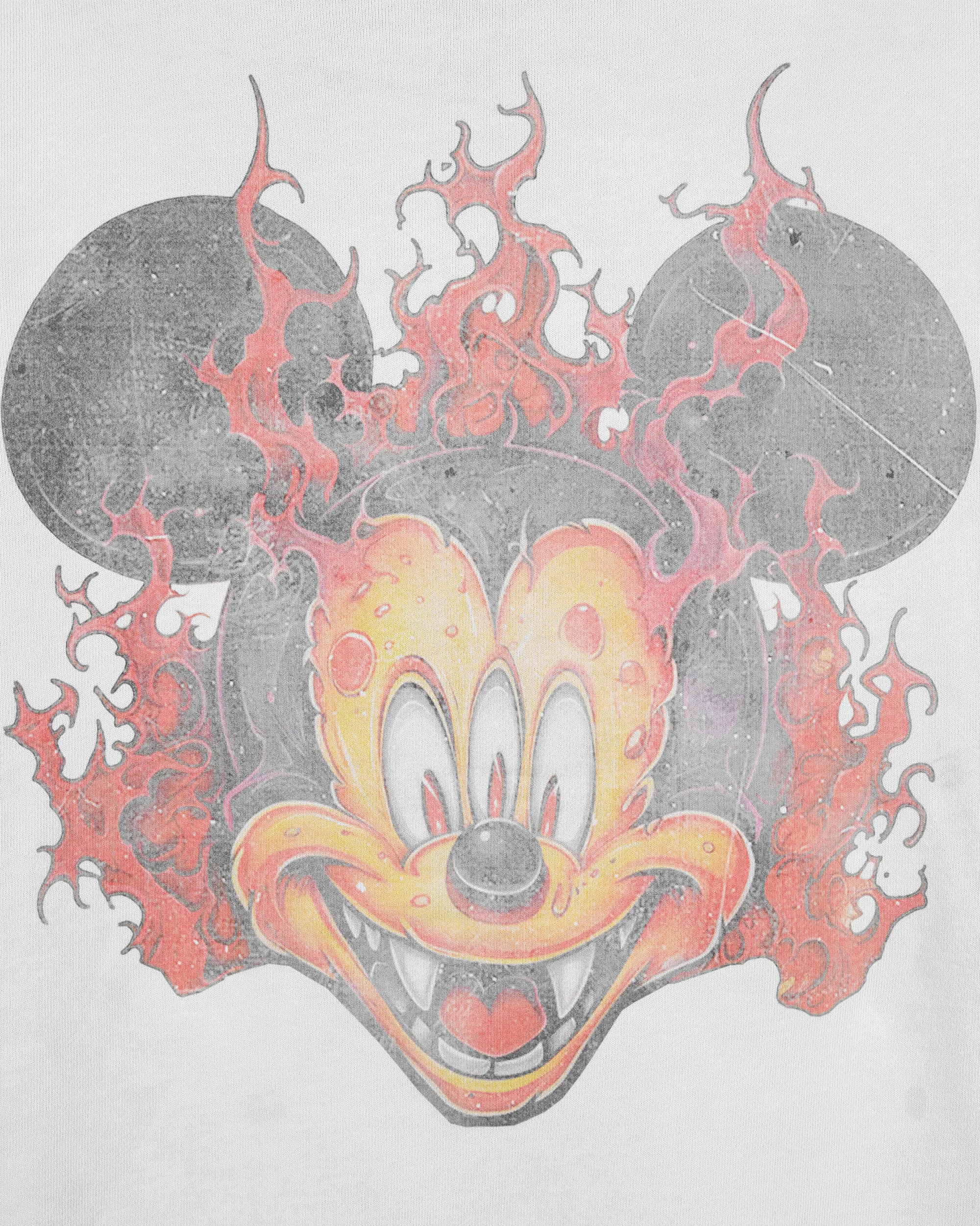 Fuego Ekcess Zip-Up Painted Hoodie - DIHSAN