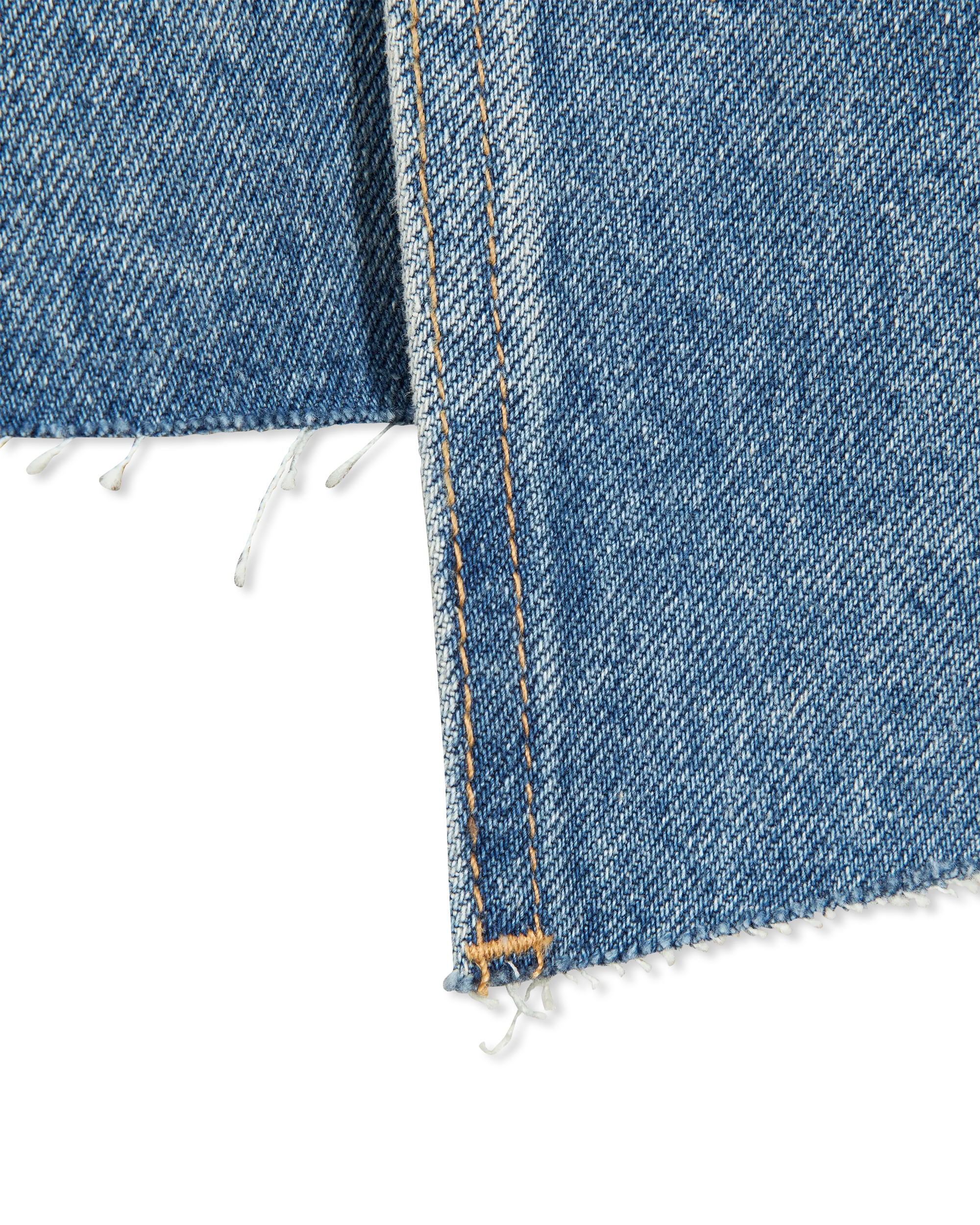 Rap Denim Asymmetrical Mini Skirt - DIHSAN