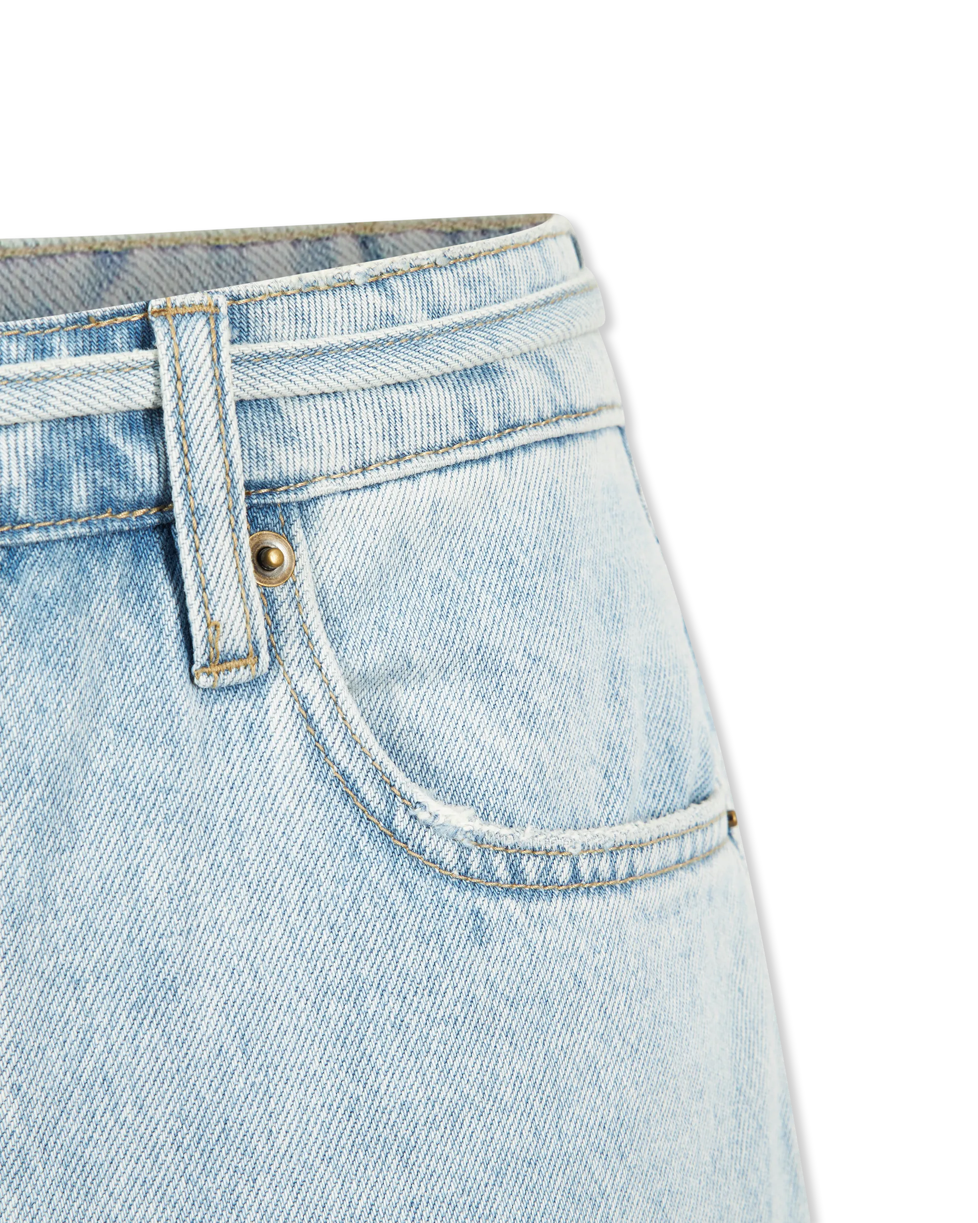 Baggy Jean Rollin Kut Out - DIHSAN