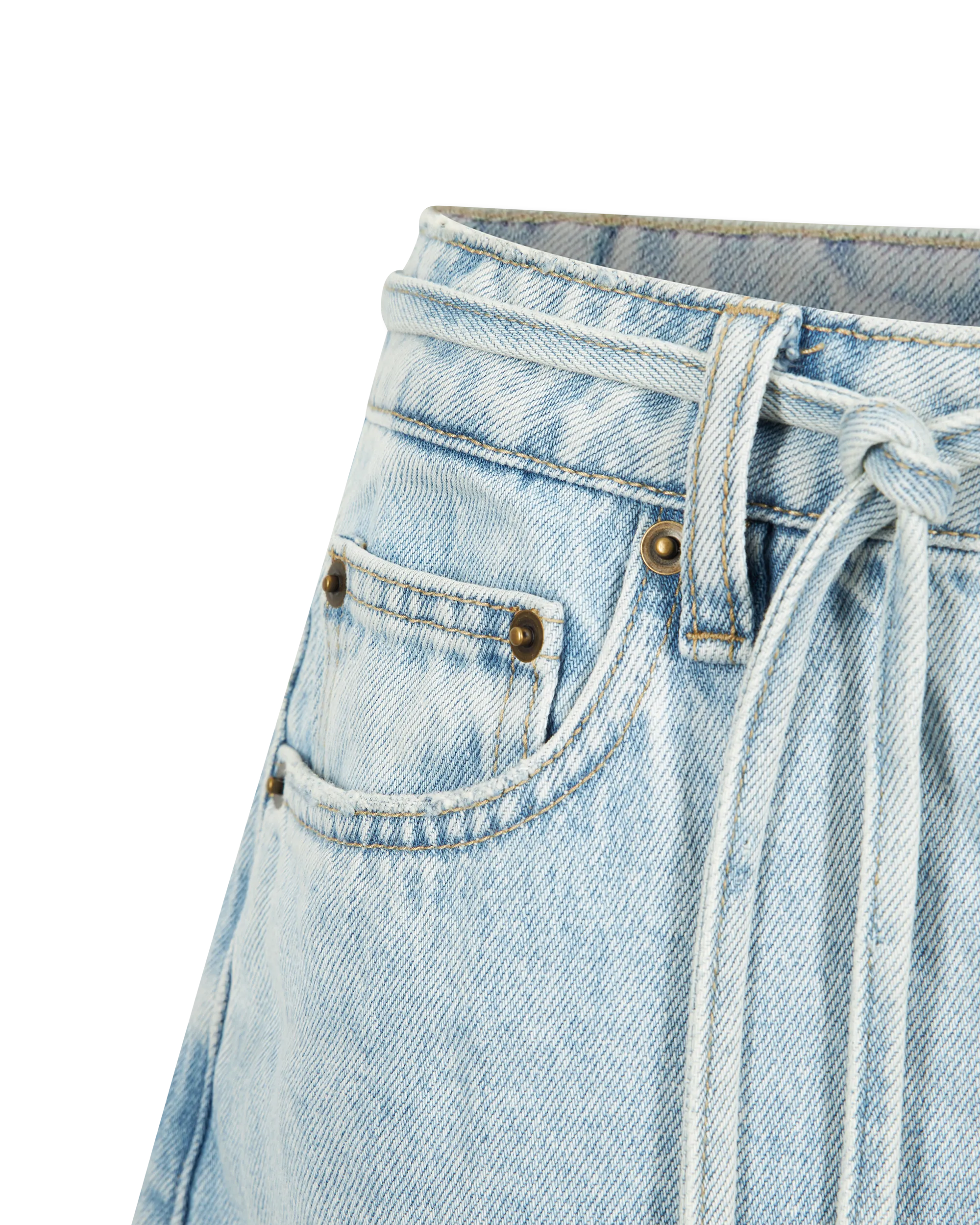 Baggy Jean Rollin Kut Out - DIHSAN