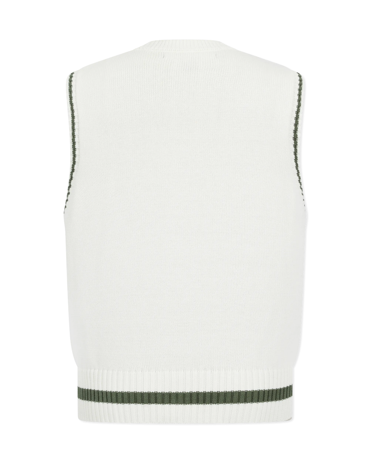 Ecru/Hash Cotton Ksubi Jeans Academy Button-Up Vest by KSUBI | DIHSAN