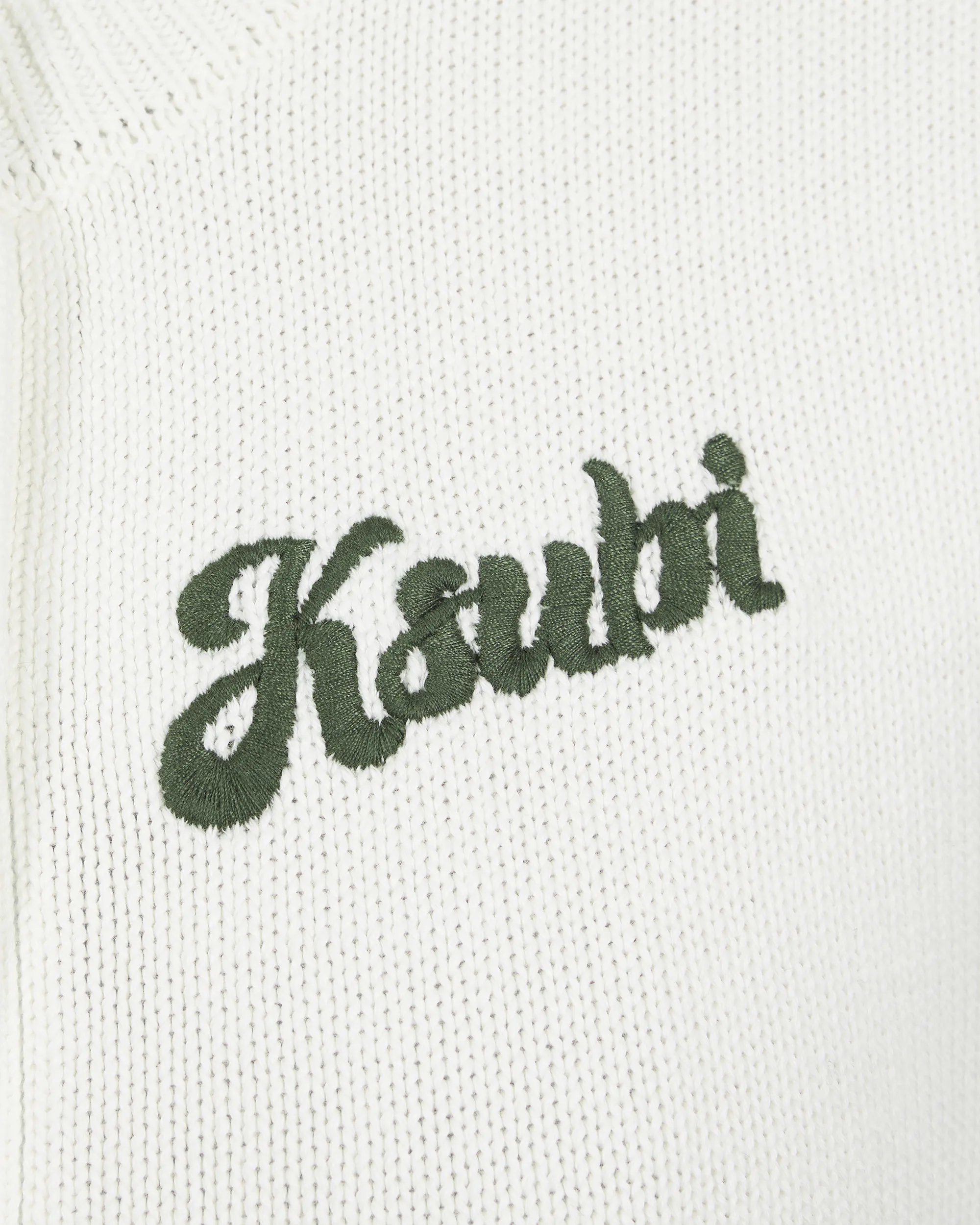 Ecru/Hash Cotton Ksubi Jeans Academy Button-Up Vest by KSUBI | DIHSAN