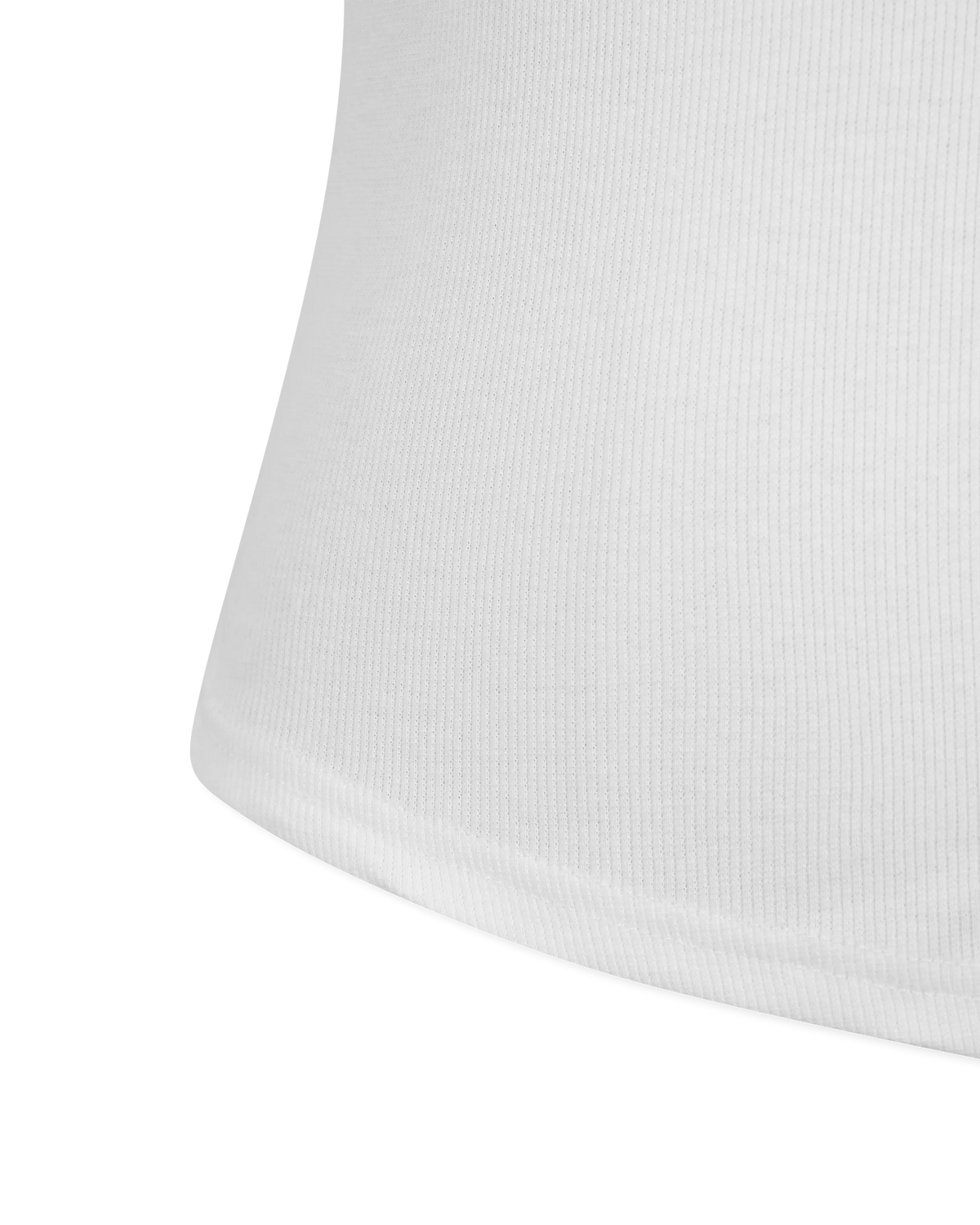 White Cotton Ksubi Jeans Twisted Asymmetrical Tank by KSUBI | DIHSAN