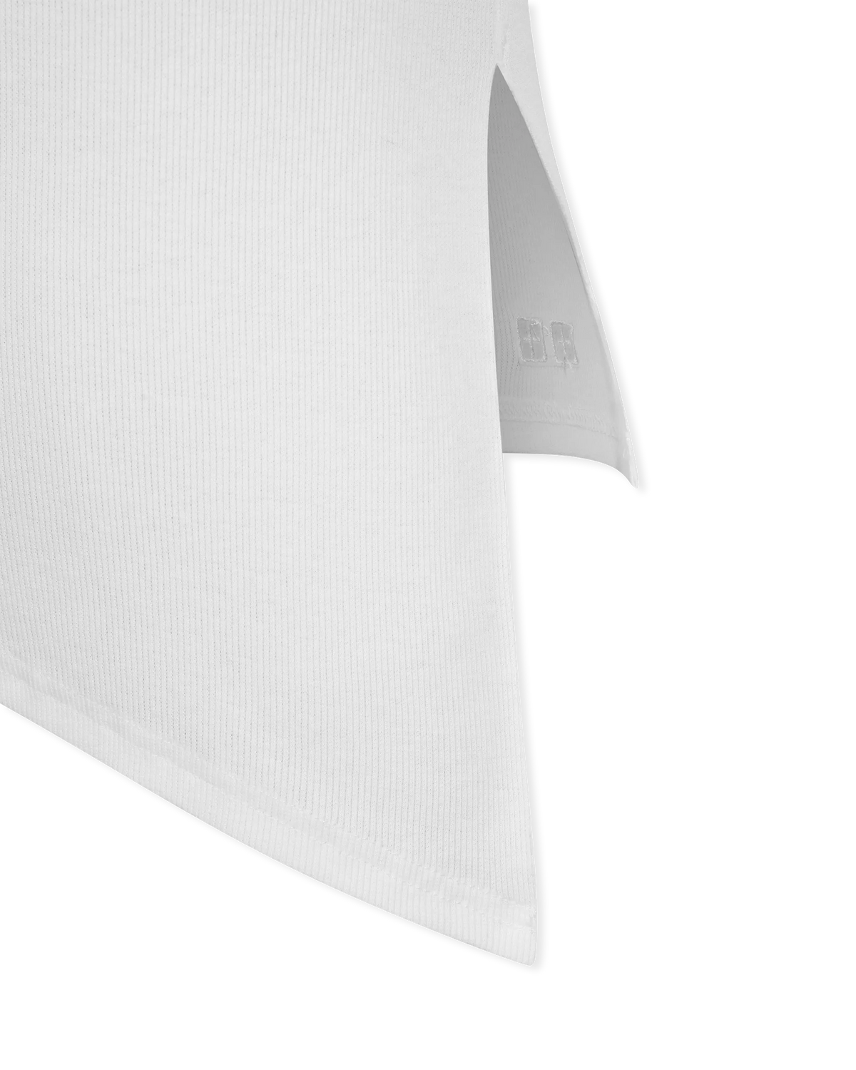 White Cotton Ksubi Jeans Twisted Asymmetrical Tank by KSUBI | DIHSAN