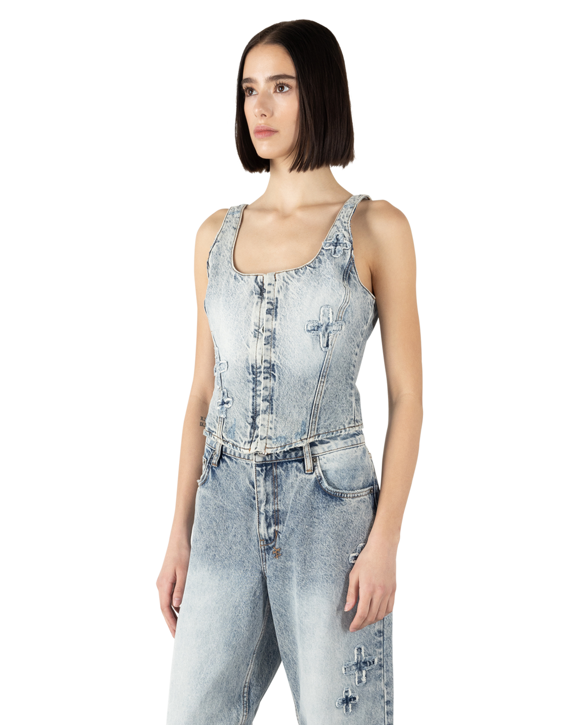 Ksubi Jeans Gigi Bustier Klassic Kraftwerk