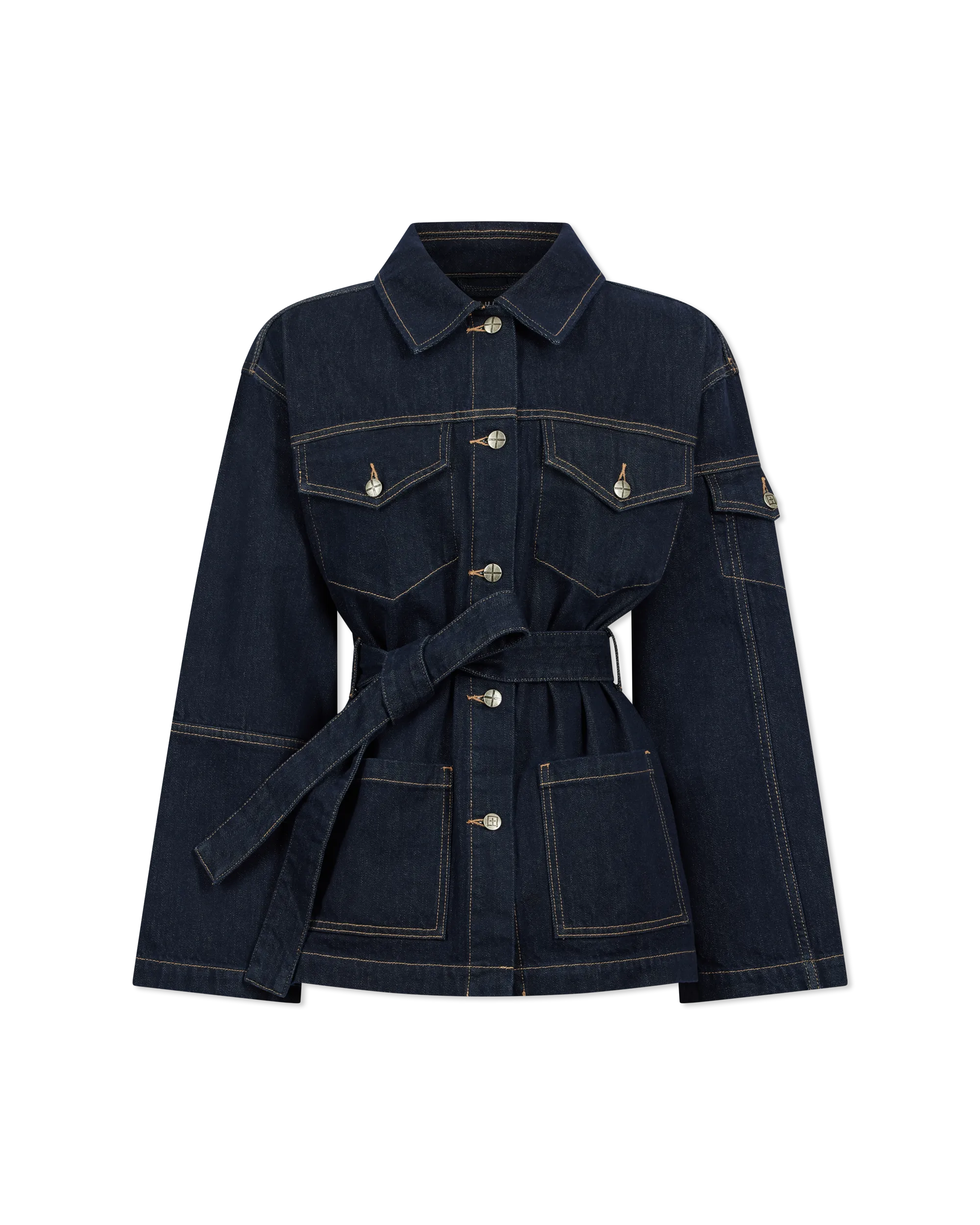 Oversized Duty Denim Jacket - DIHSAN
