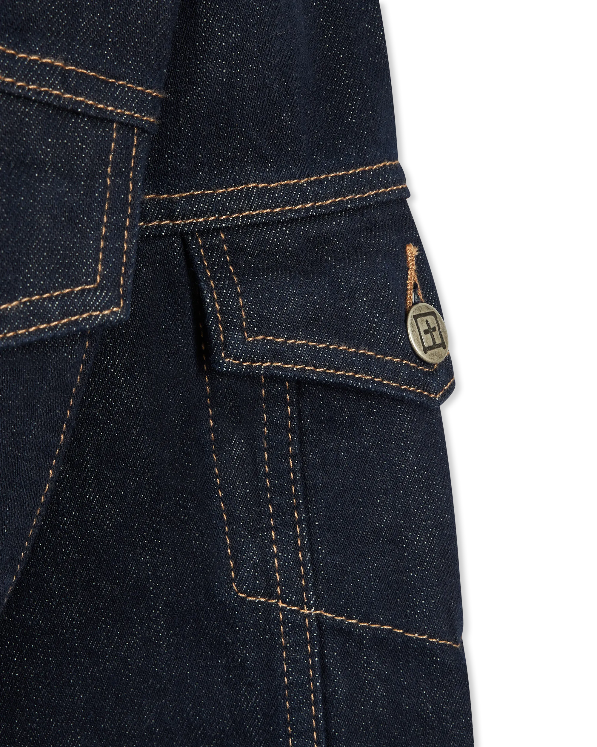 Oversized Duty Denim Jacket - DIHSAN