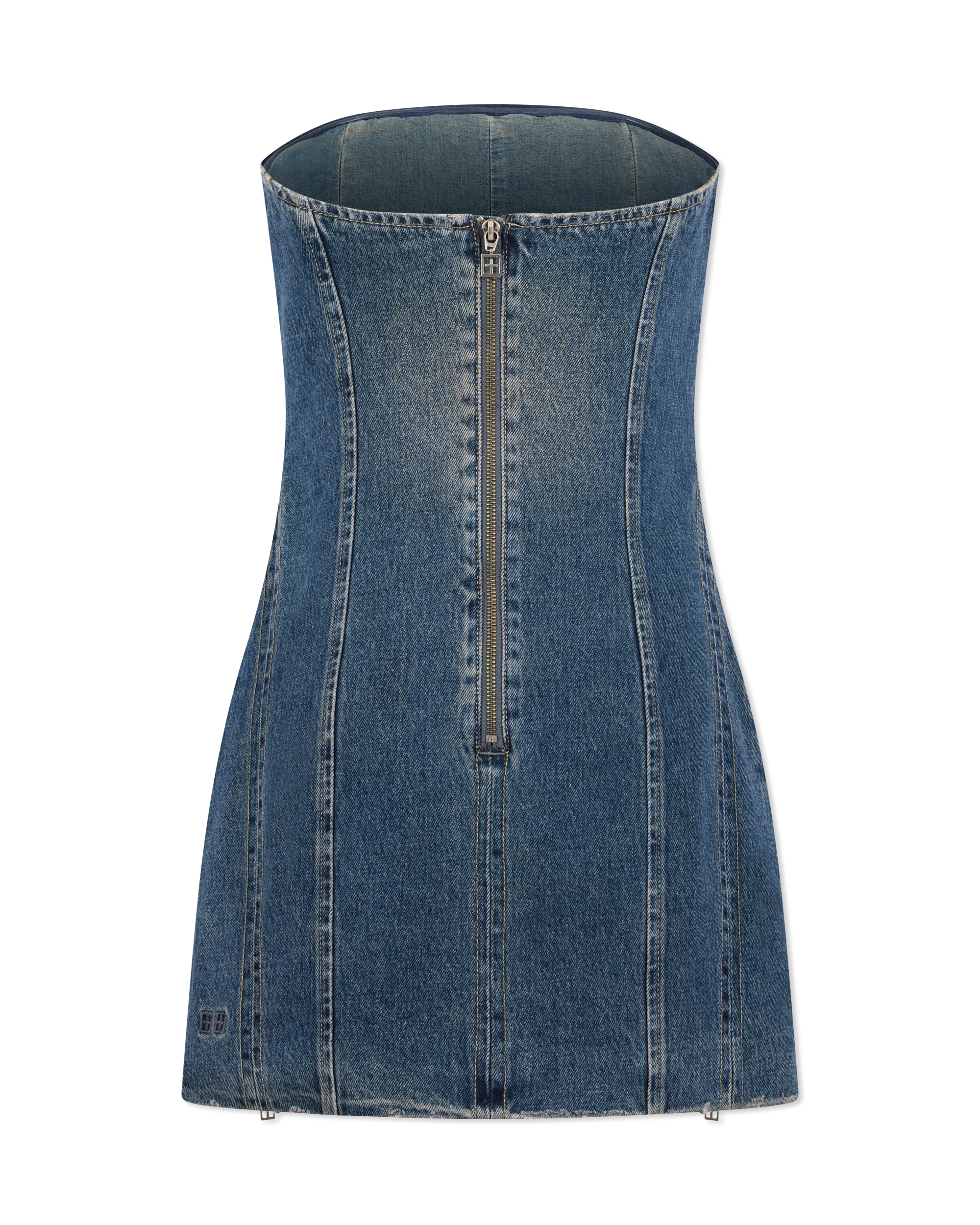 Avenue Denim Mini Dress - DIHSAN