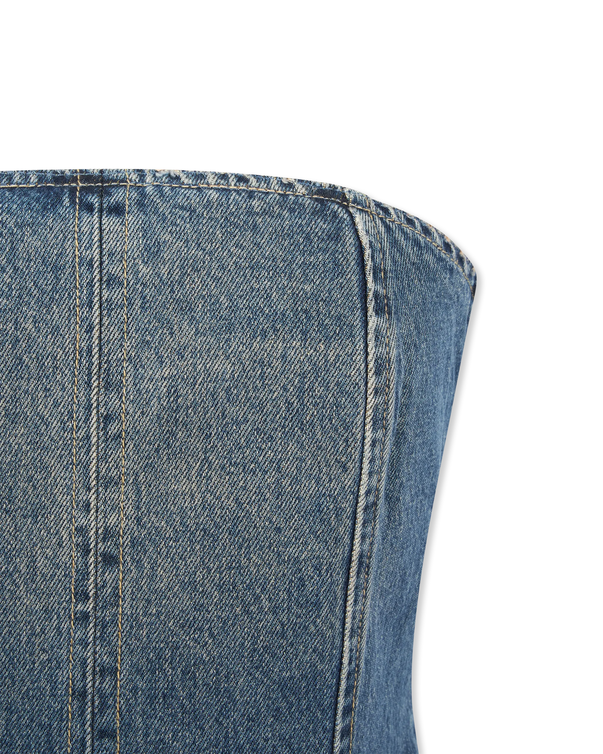 Avenue Denim Mini Dress - DIHSAN