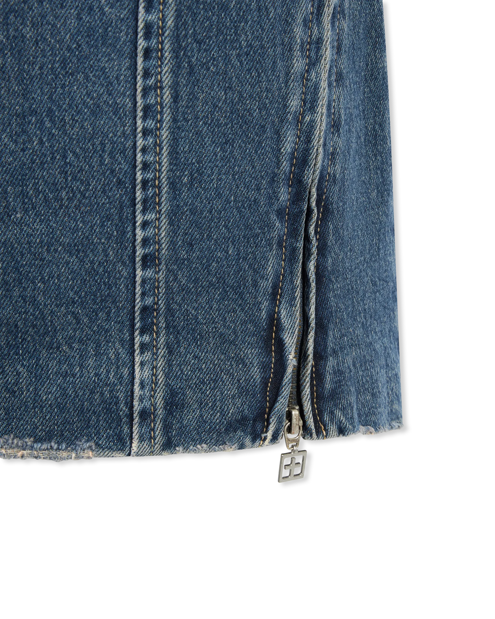 Avenue Denim Mini Dress - DIHSAN