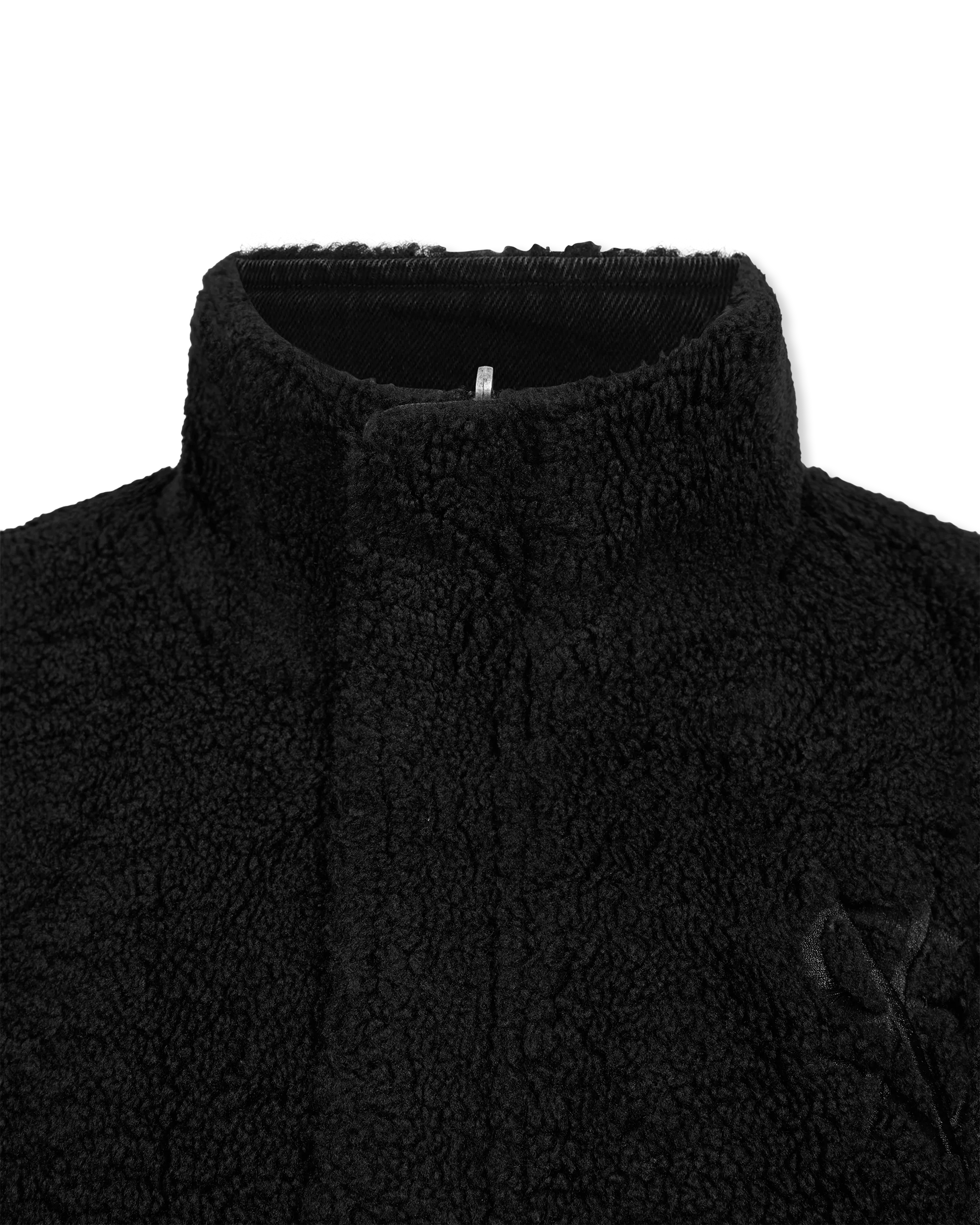 Black Cotton Ksubi Jeans Reversible Denim & Fleece Kraftwerk Puffer Jacket by KSUBI | DIHSAN