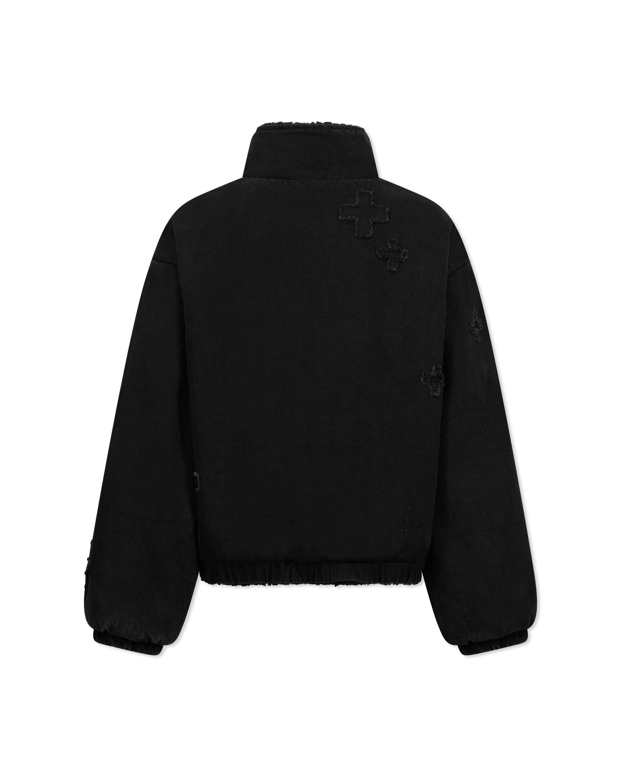 Reversible Denim & Fleece Kraftwerk Puffer Jacket - DIHSAN