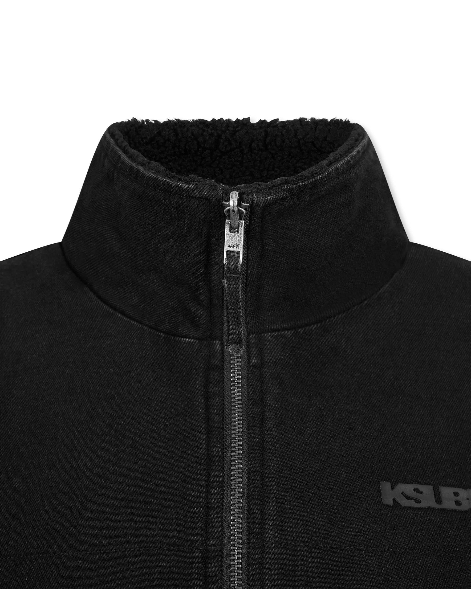 Reversible Denim & Fleece Kraftwerk Puffer Jacket - DIHSAN