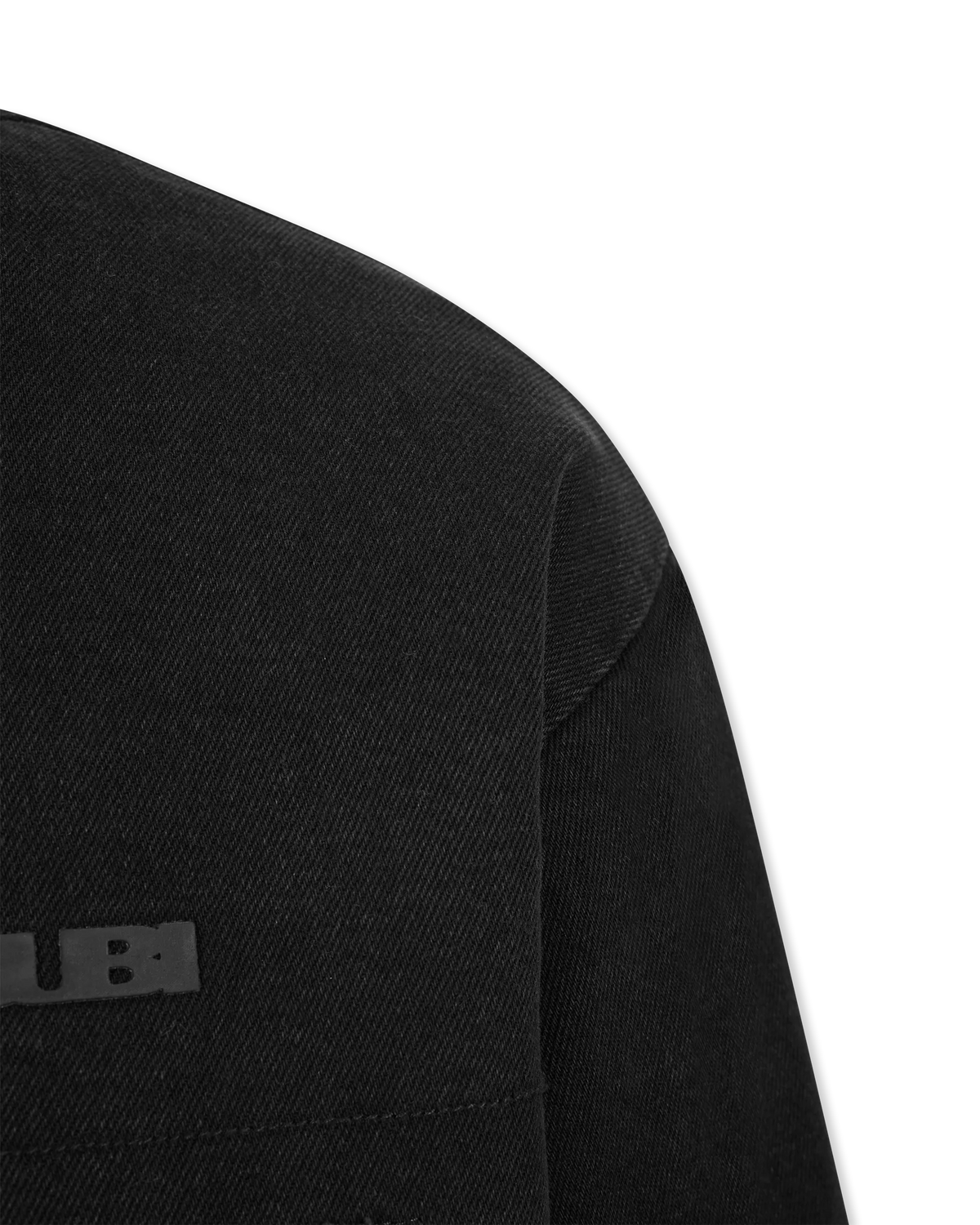 Black Cotton Ksubi Jeans Reversible Denim & Fleece Kraftwerk Puffer Jacket by KSUBI | DIHSAN