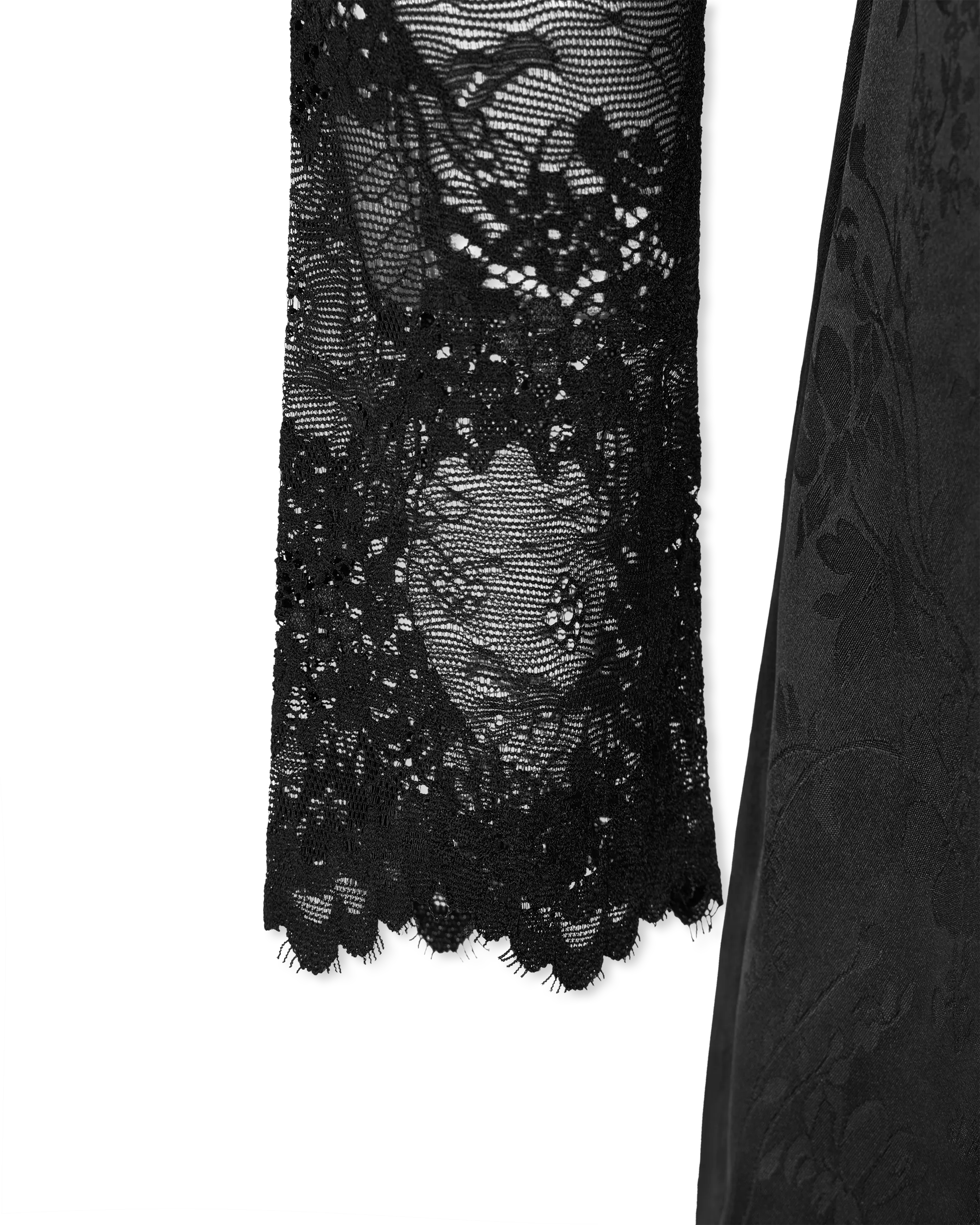 Lace Flowers Mini Dress