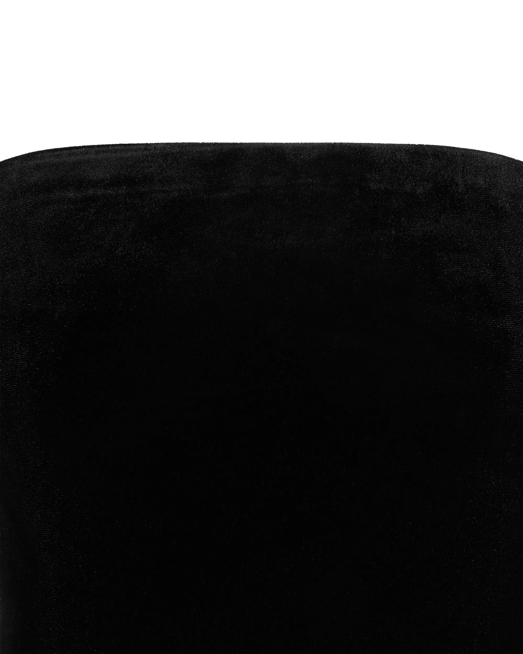 Velvet Strapless Side Drape Gown - DIHSAN
