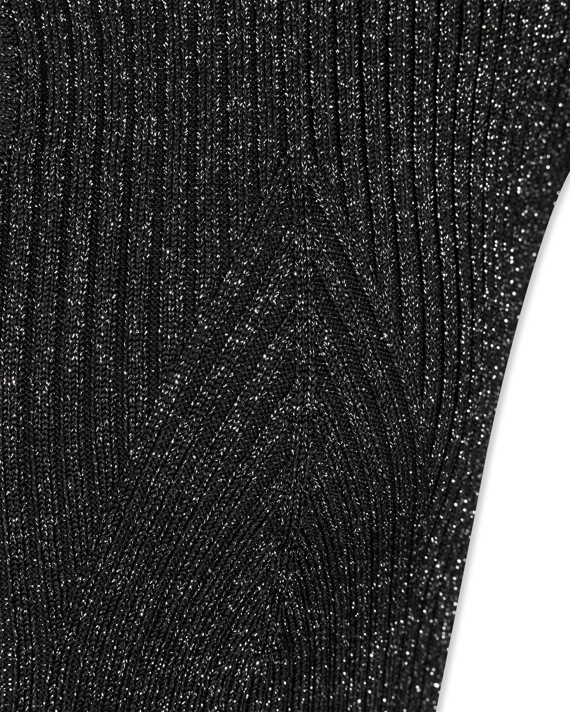 Ribbed Lurex Mini Dress