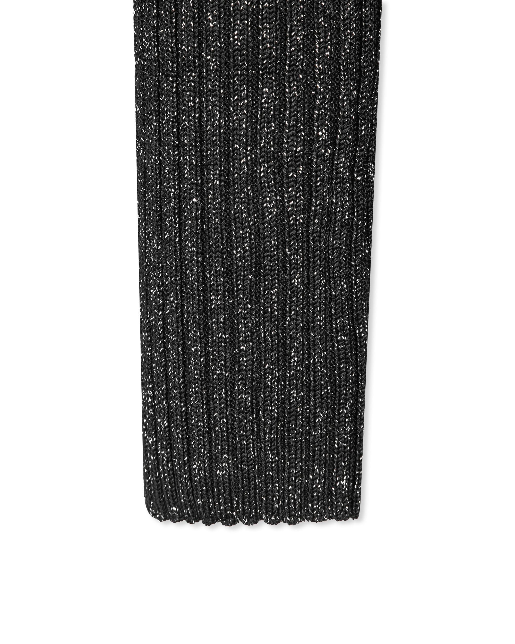 Ribbed Lurex Mini Dress