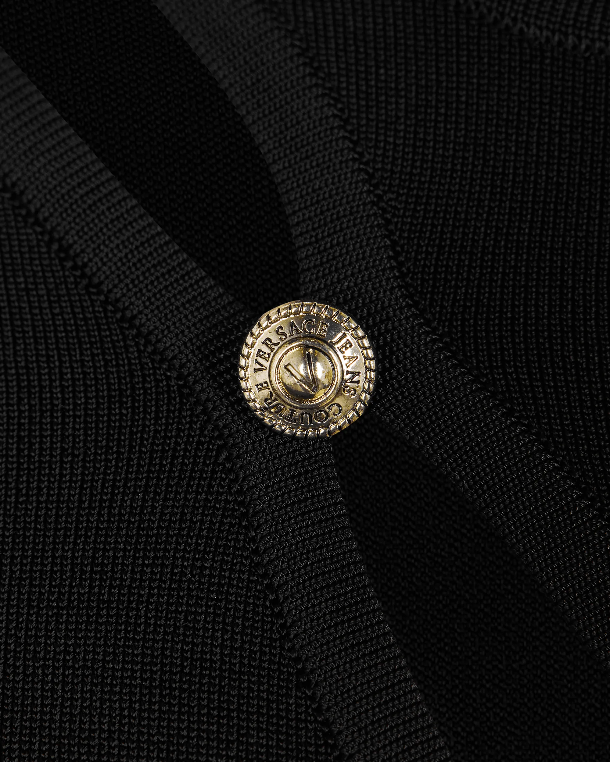 Peek-A-Boo Button Detail Knit Dress