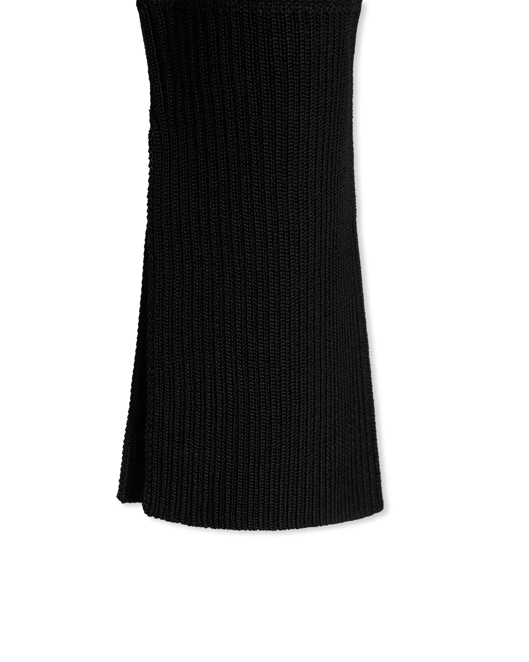 Peek-A-Boo Button Detail Knit Dress