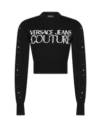 Embellished Logo Sweater