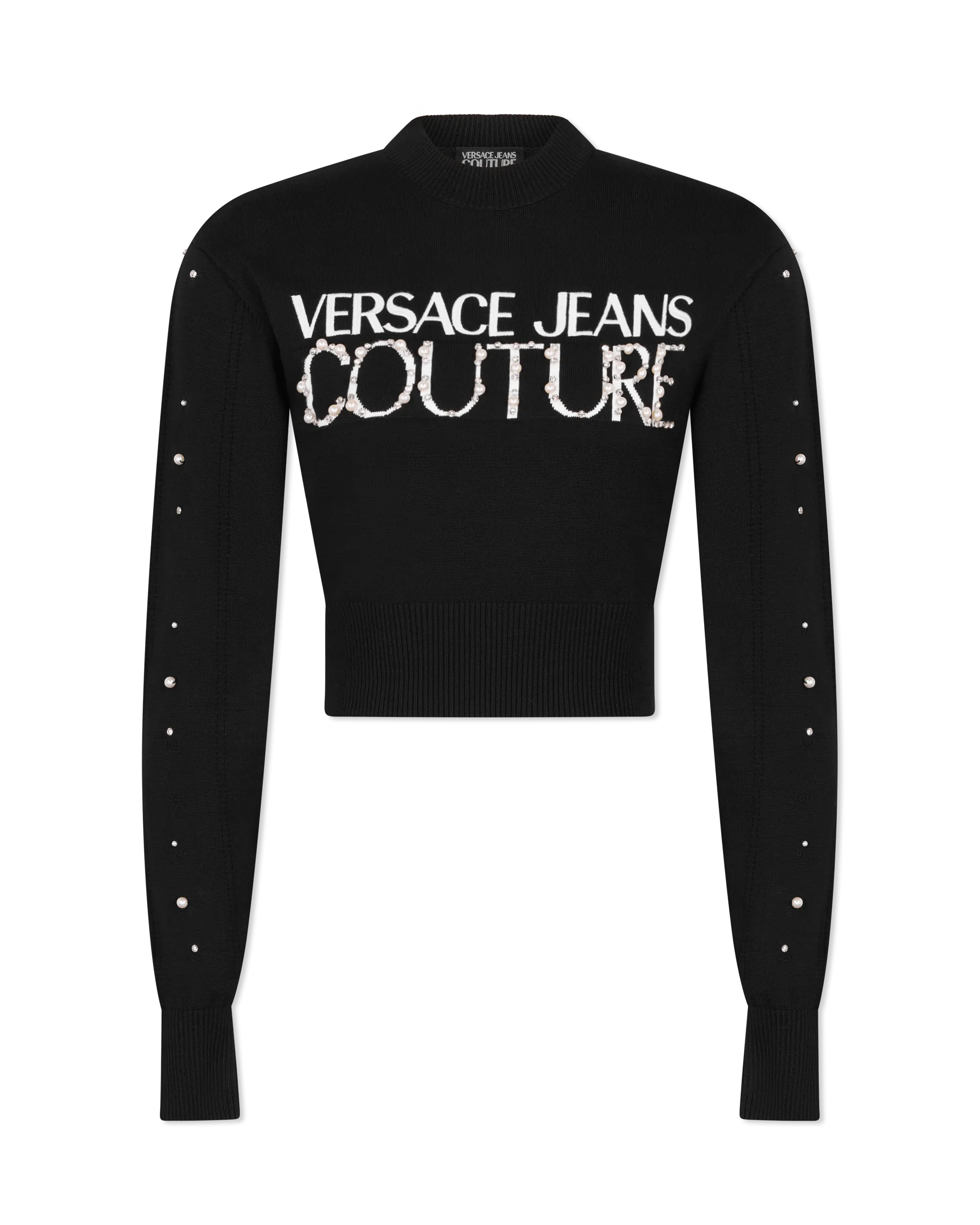 Embellished Logo Sweater