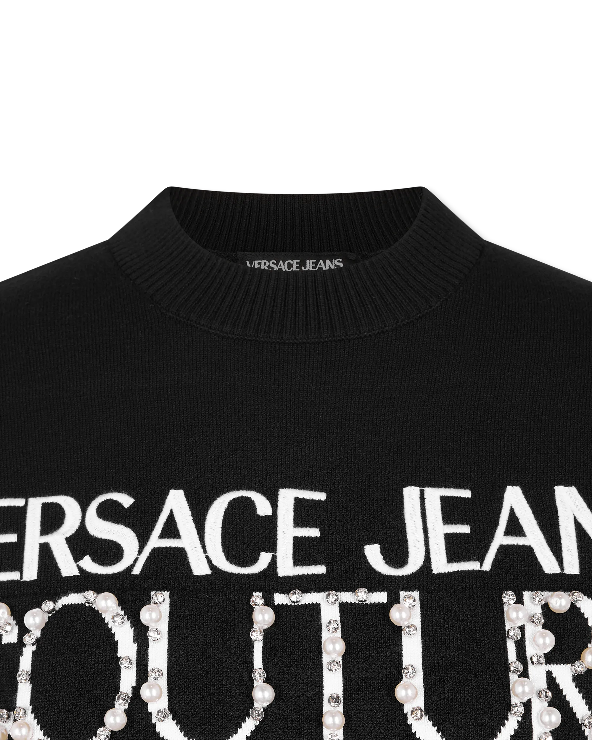 Embellished Logo Sweater