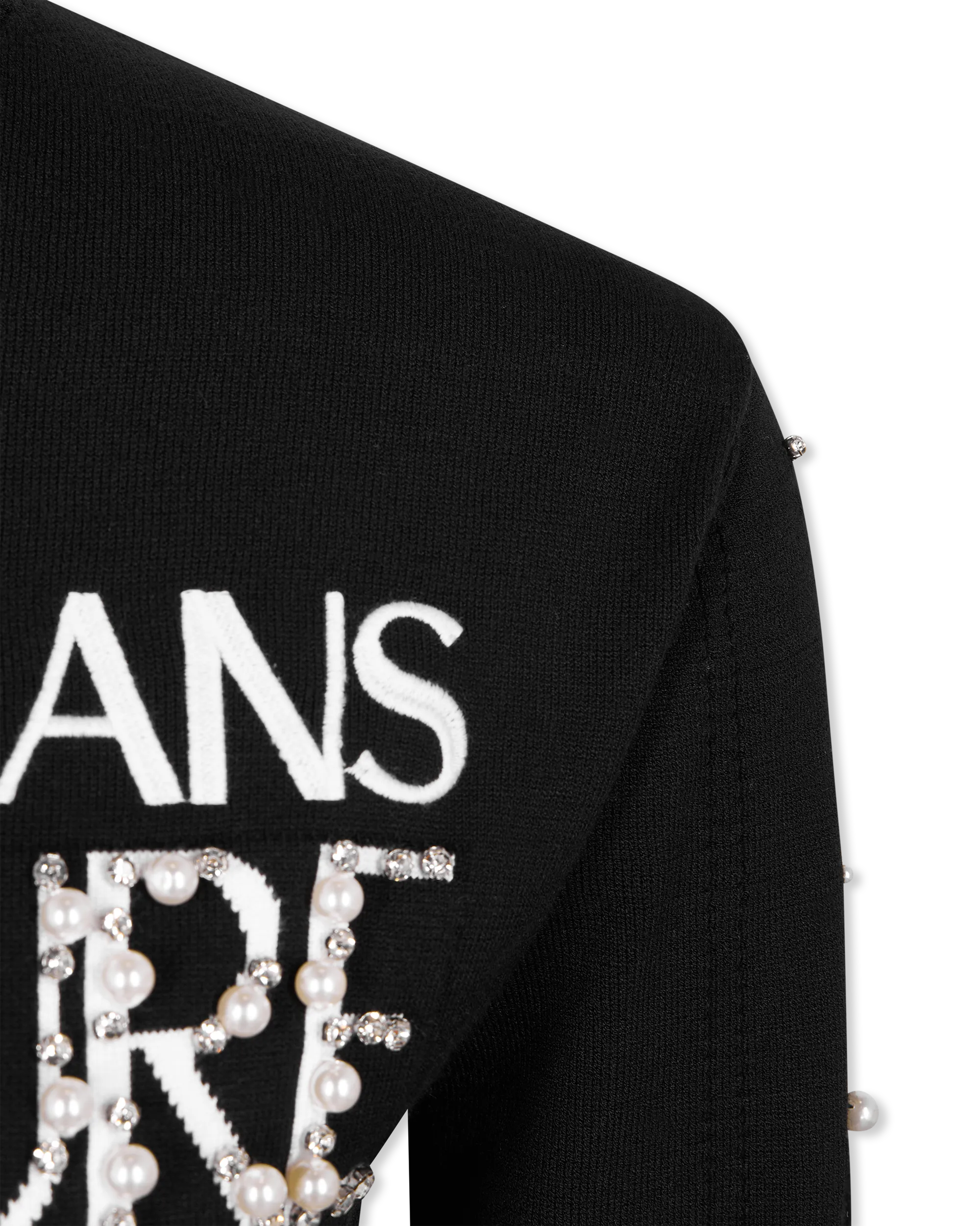 Embellished Logo Sweater