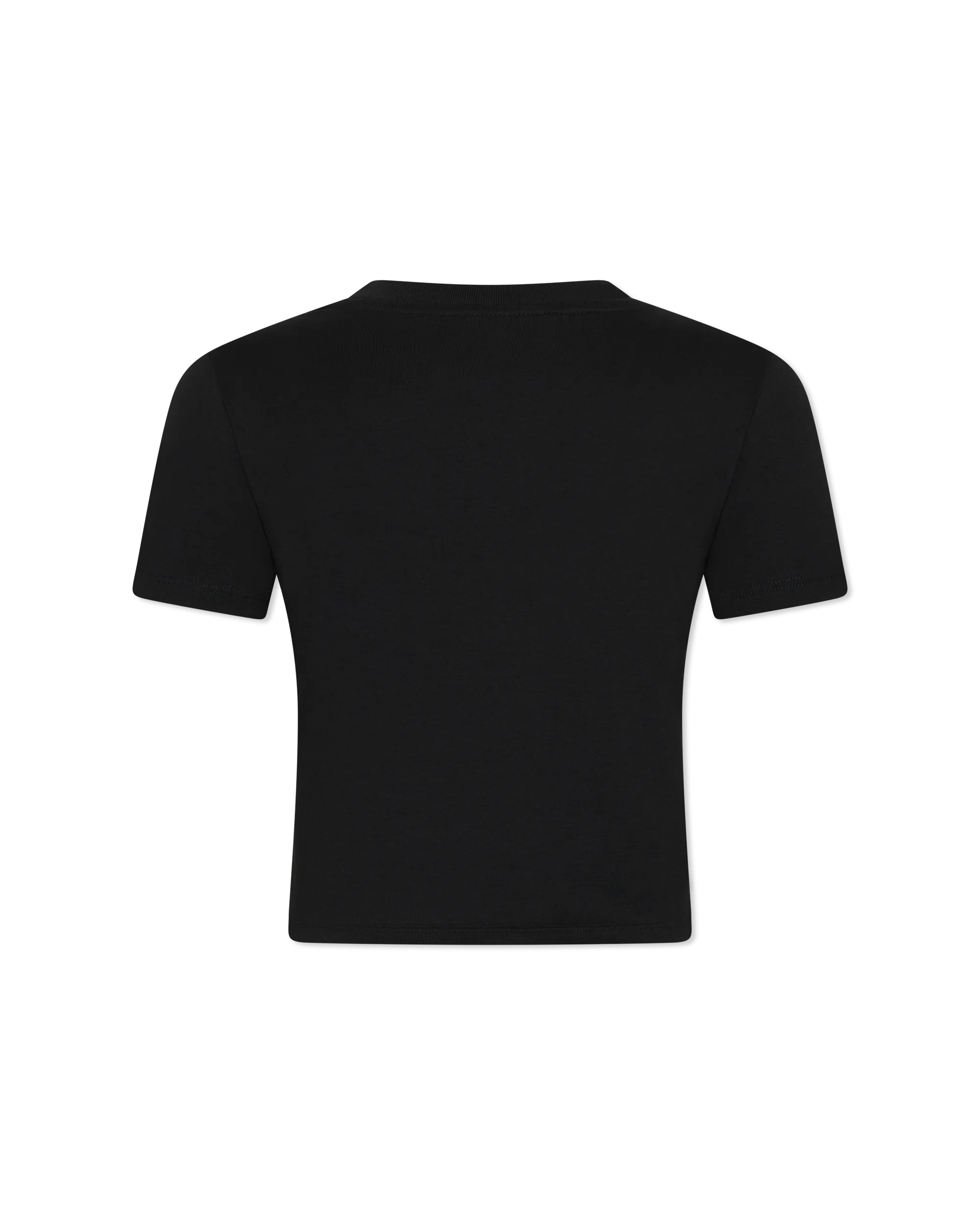 Crystal Gothic Logo Crop T-Shirt