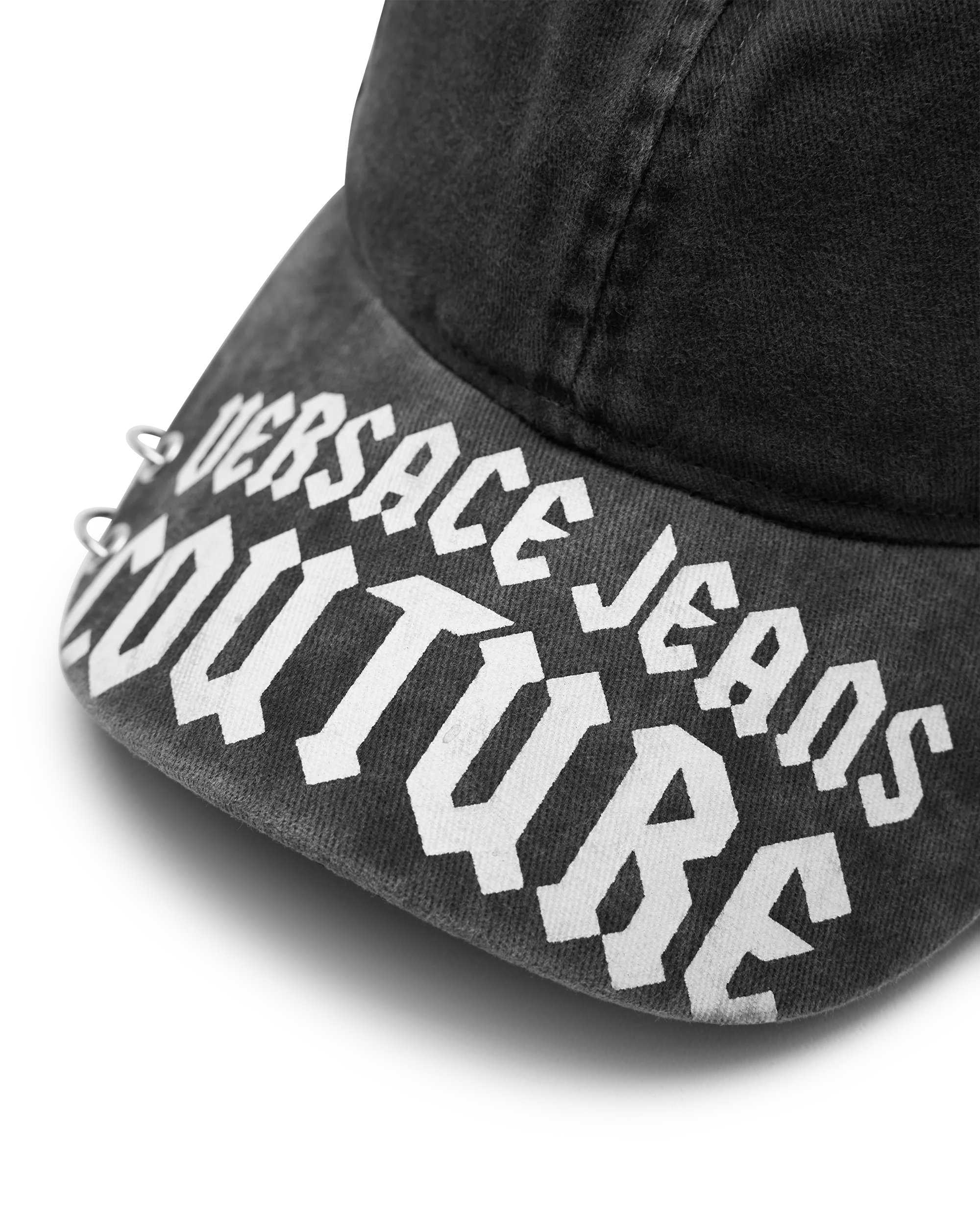 Double Ring Denim Baseball Cap